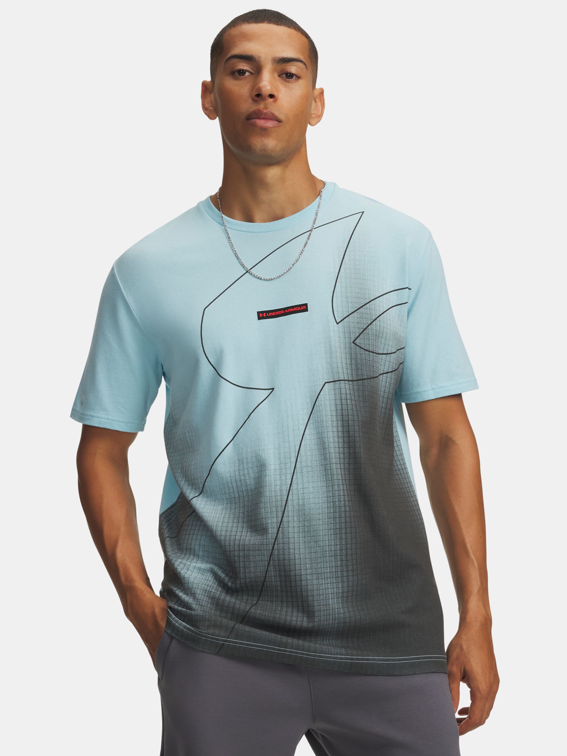 Meeste t-särk Under Armour UA M 60/40S BLEND LOGO SS - 001