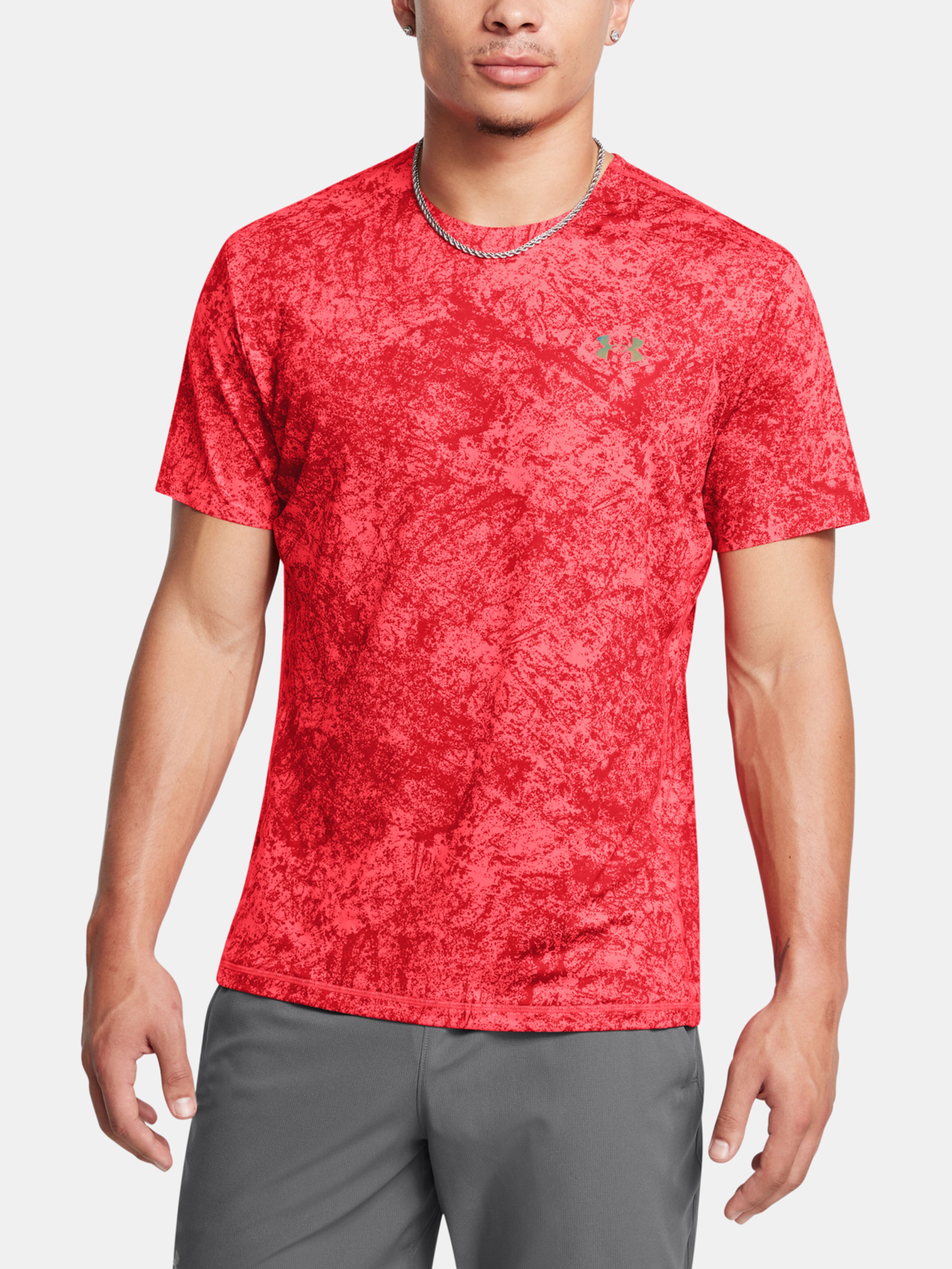 Pánske tričko Under Armour Vanish Elite Vent Prtd SS-RED