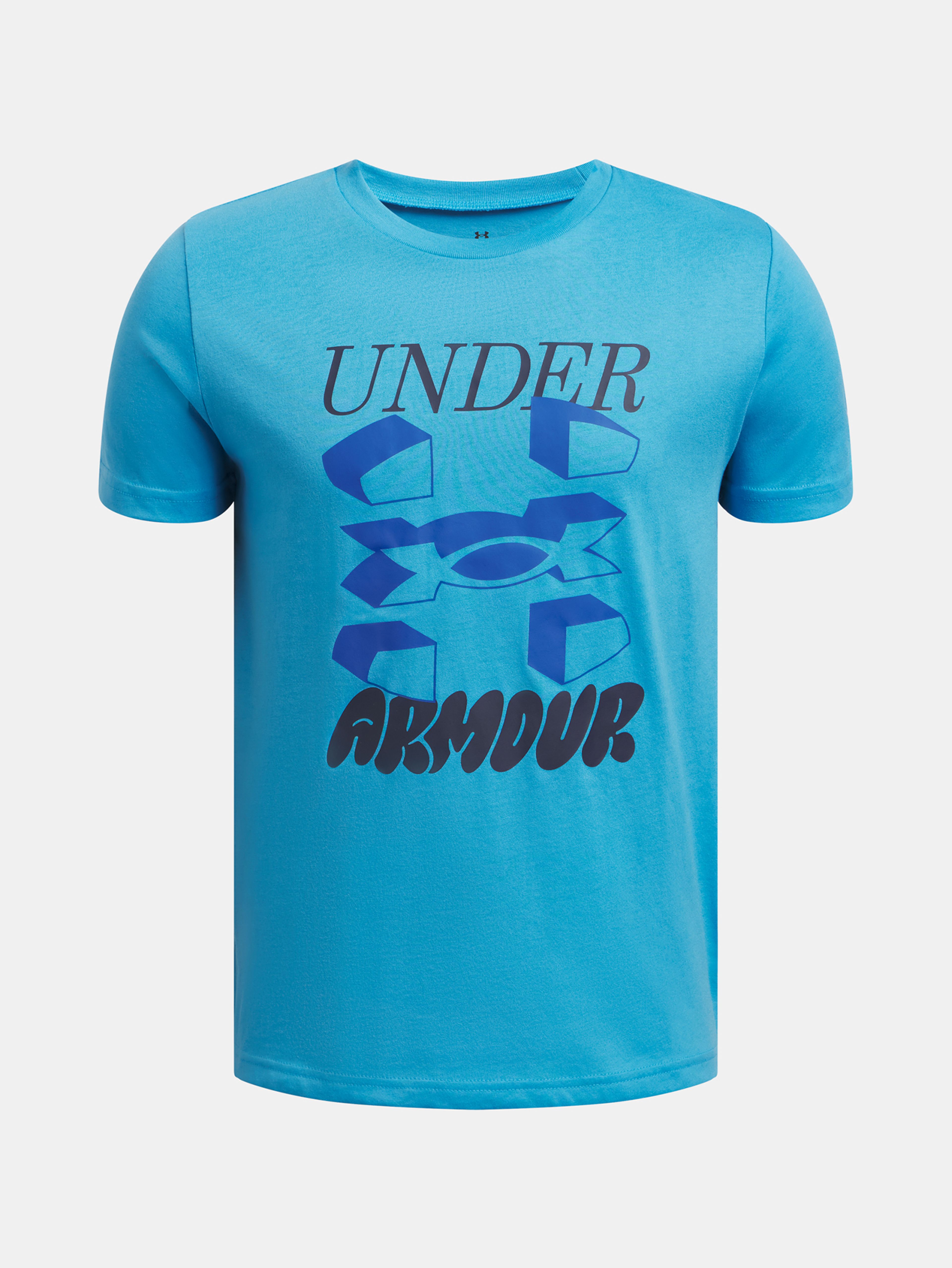 Deška majica Under Armour UA B SPLIT BIG LOGO SS