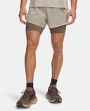 Meeste lühikesed püksid Under Armour UA HB Run Short-Pruun - 002