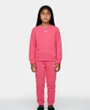 Dievčenský set Under Armour UA RIVAL CREWNECK SET-Ružová - 001