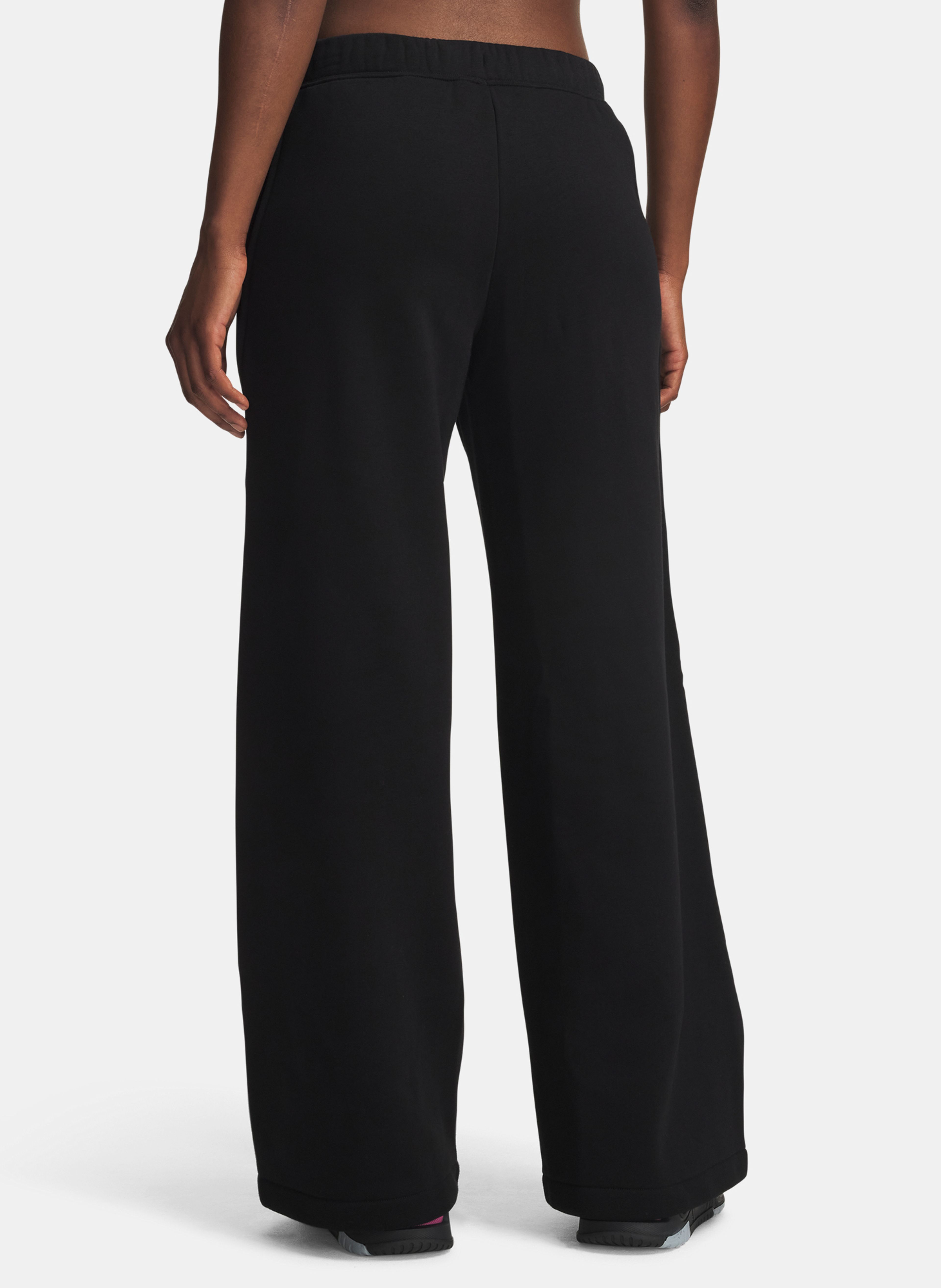 Sieviešu sporta bikses Under Armour Icon Flc Sama Wide Leg - 002