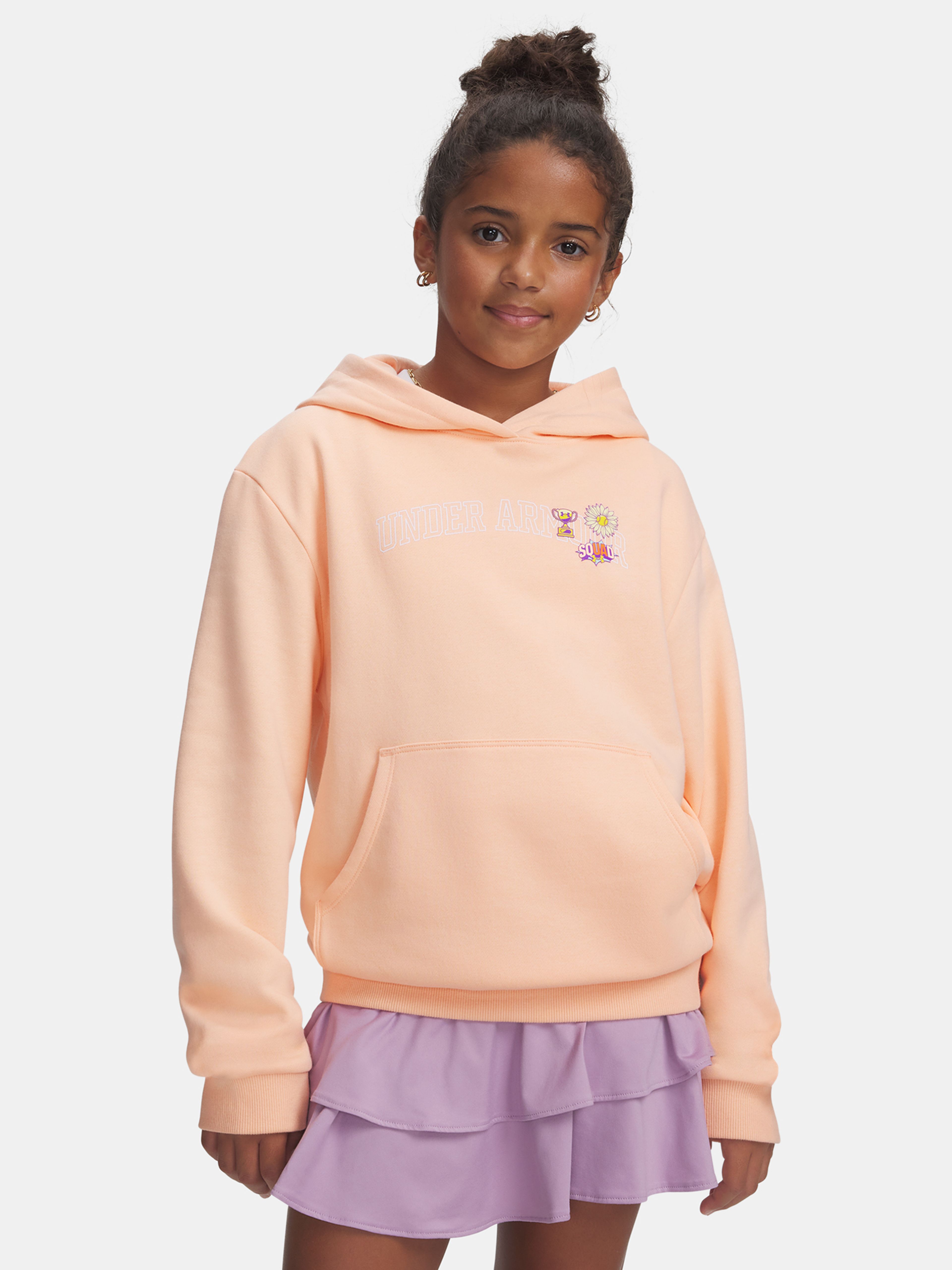 Dívčí mikina Under Armour G Graphic Hoodie-ORG - 001