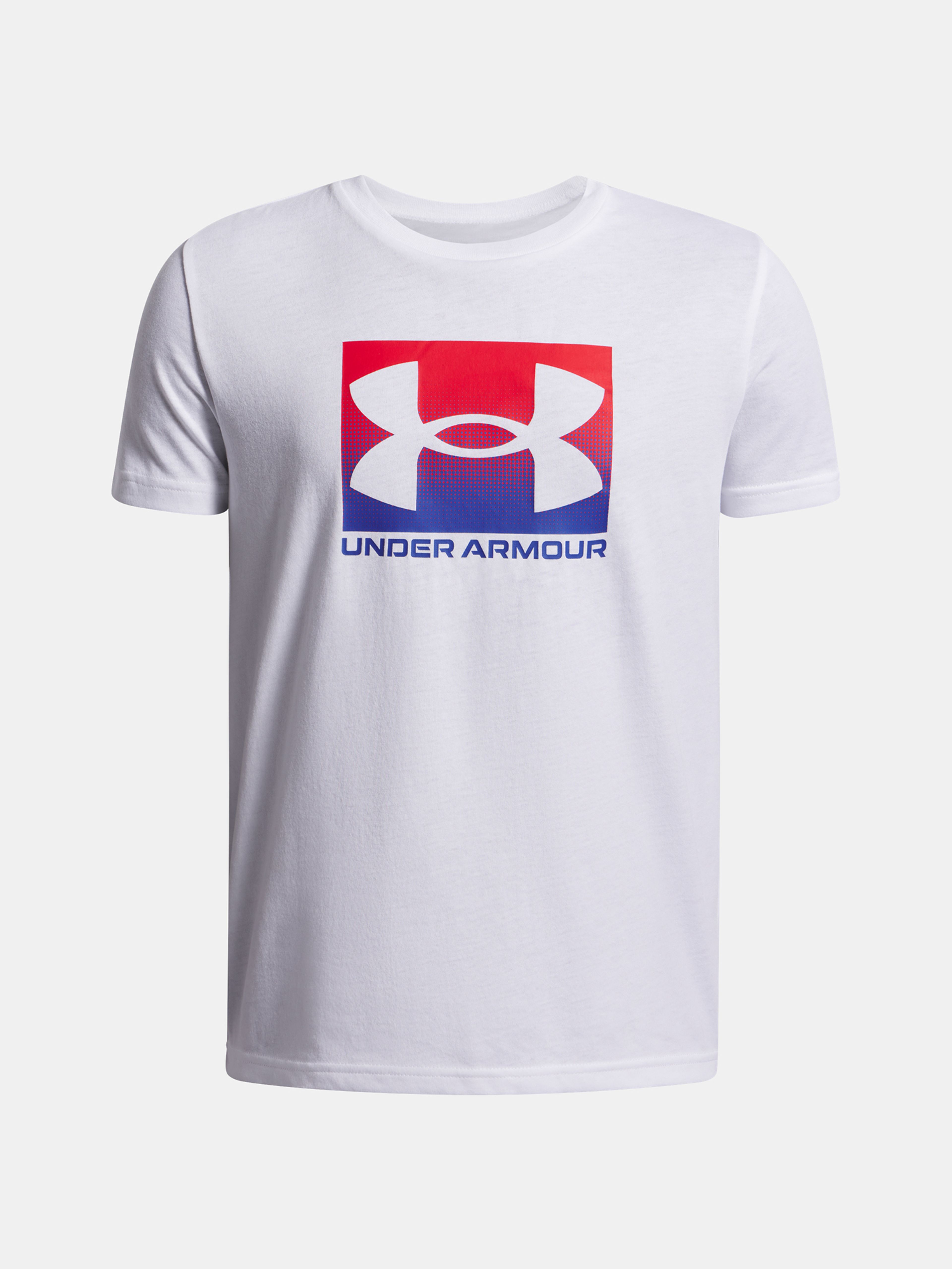 Chlapčenské tričko Under Armour UA B BOXED SPORTS UPDATE SS-WHT