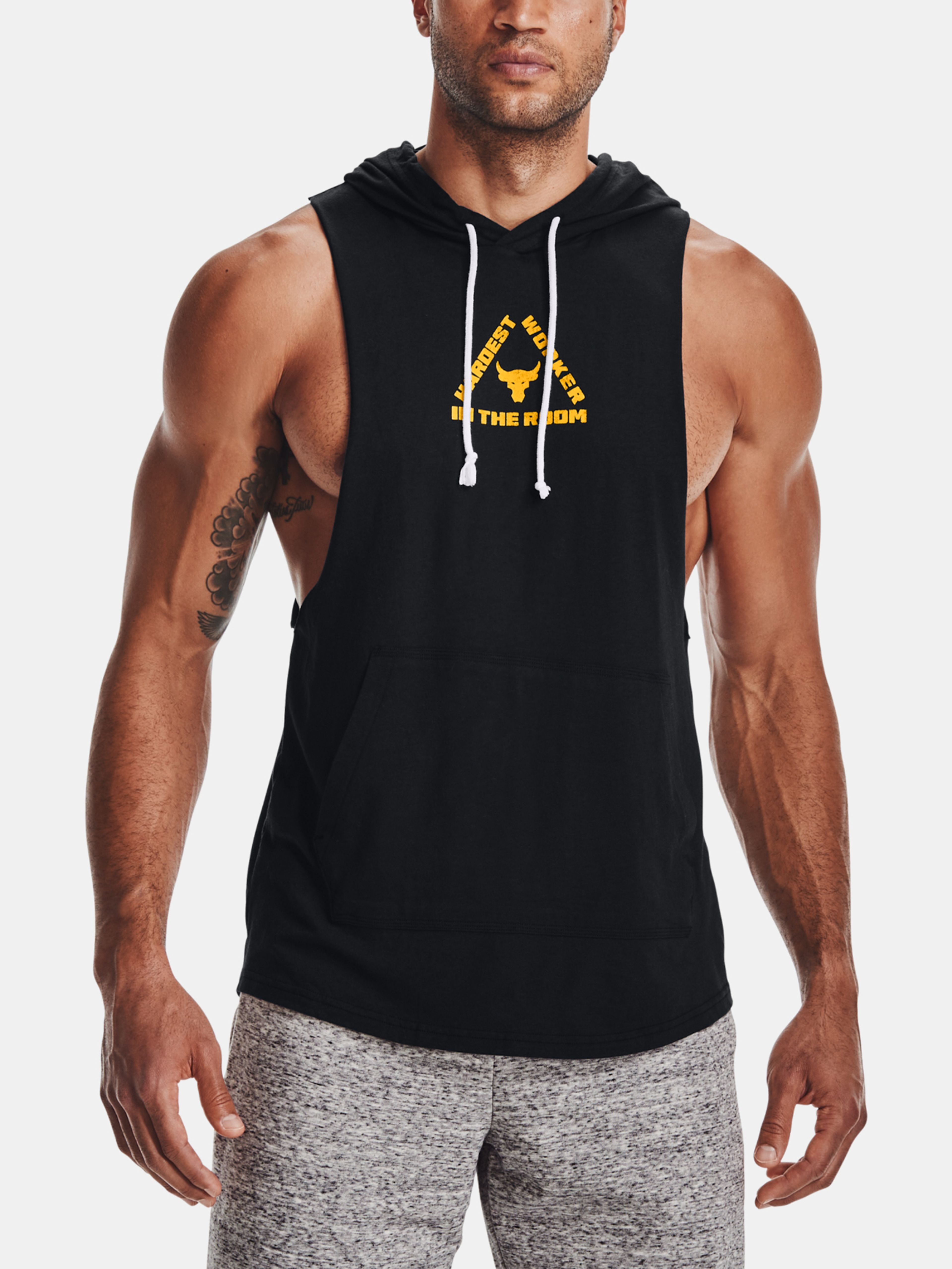 Férfi atlétatrikó Under Armour UA Project Rock SL Hoodie