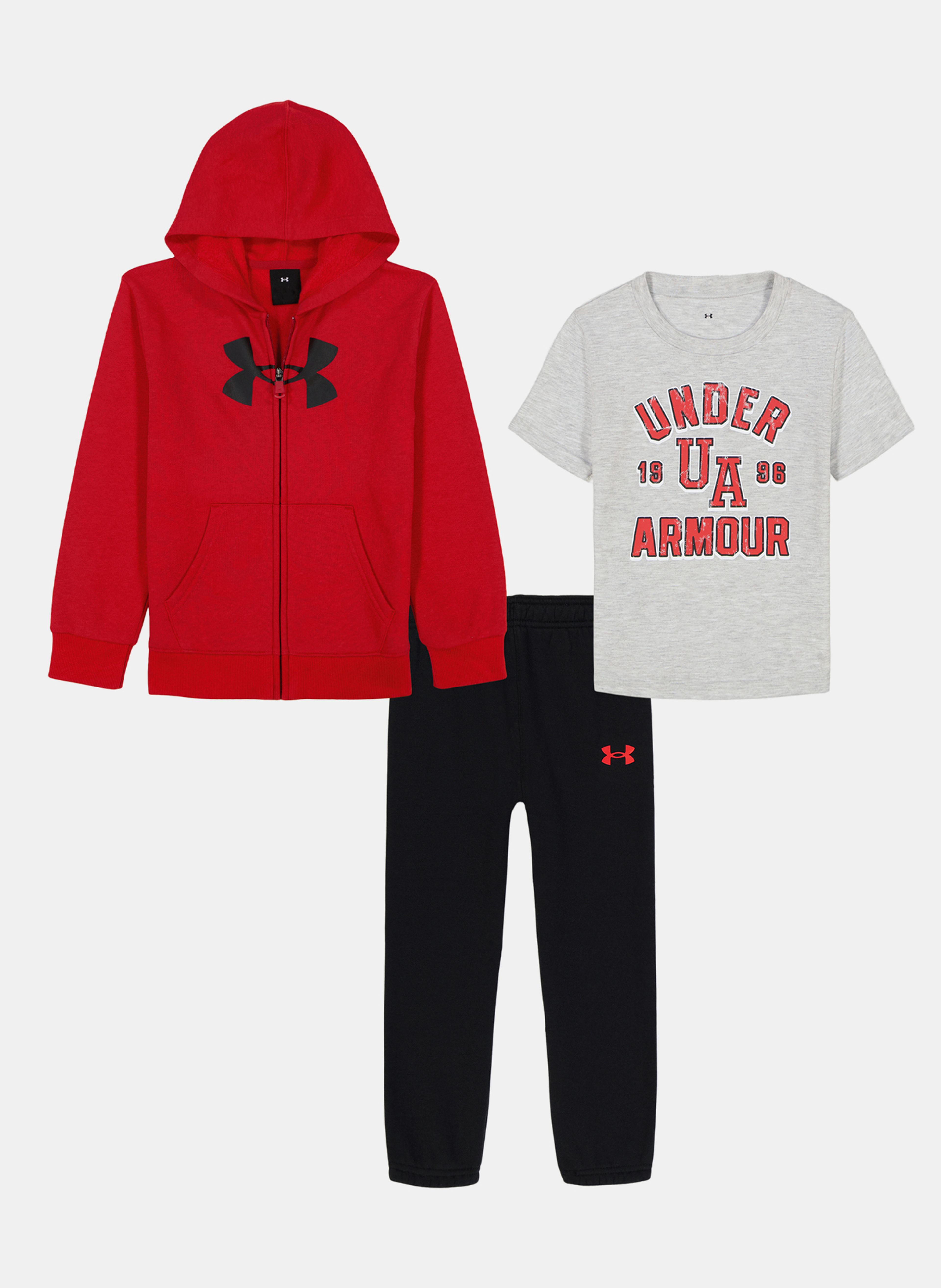 Fantovski set Under Armour UA RIVAL 3PC HOODIE SET - 002