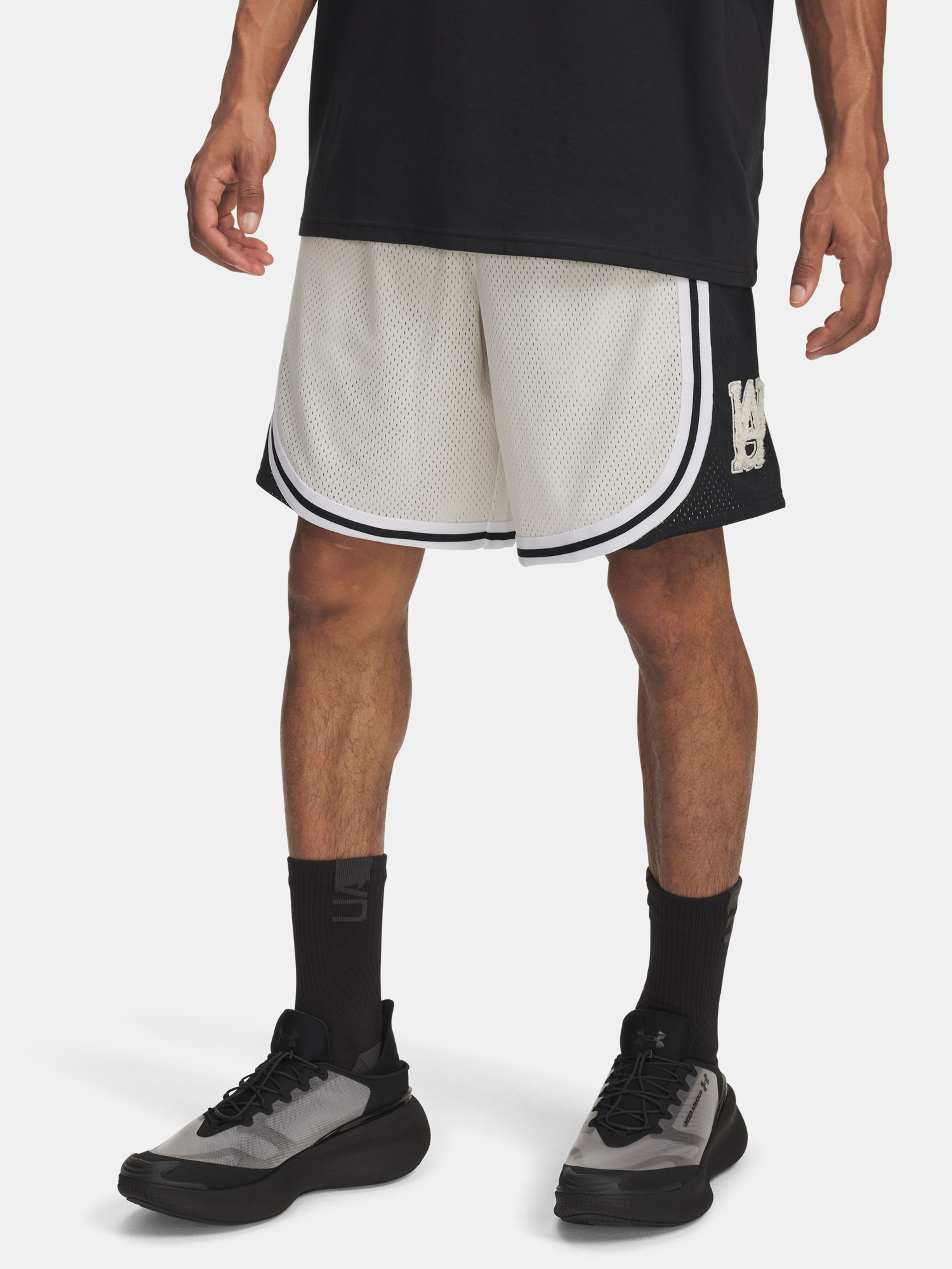 Pánske kraťasy Under Armour UA M Courtside Short-WHT
