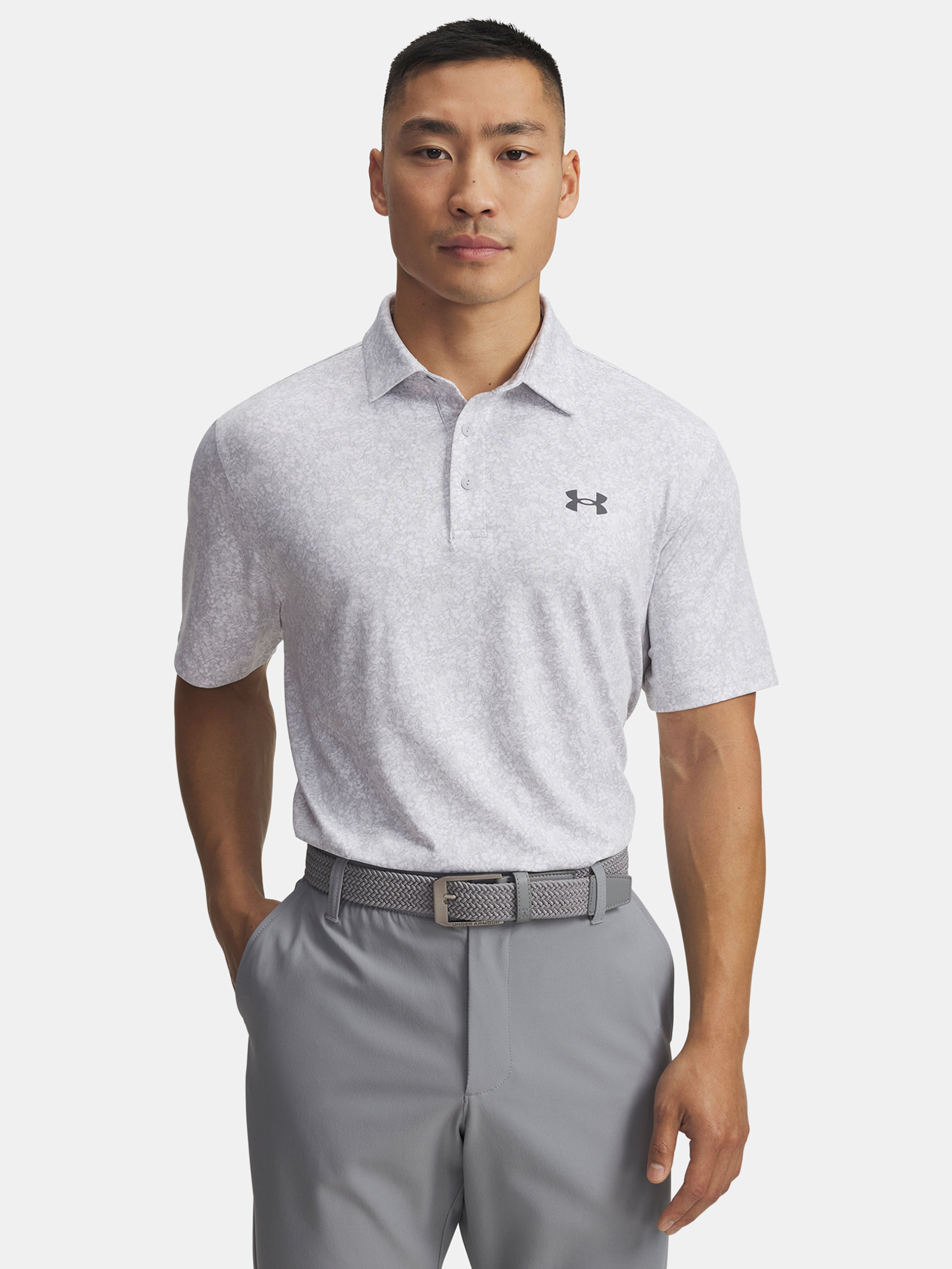 Vyriški marškinėliai Under Armour UA Playoff 3.0 Printed Polo-WHT