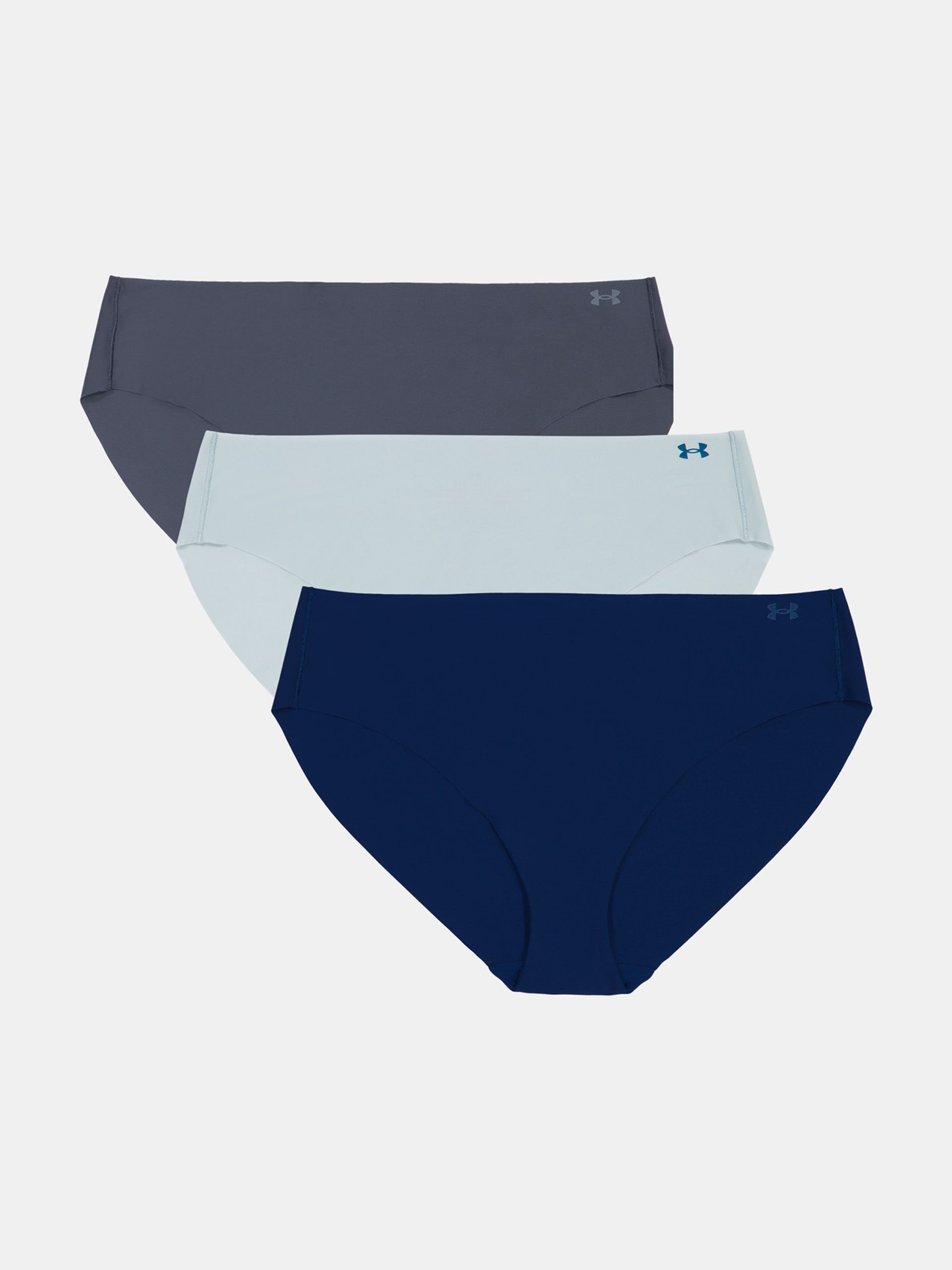 Sieviešu biksītes Under Armour UA Pure Stretch No Show Bikini-Solid - 3pk - 001