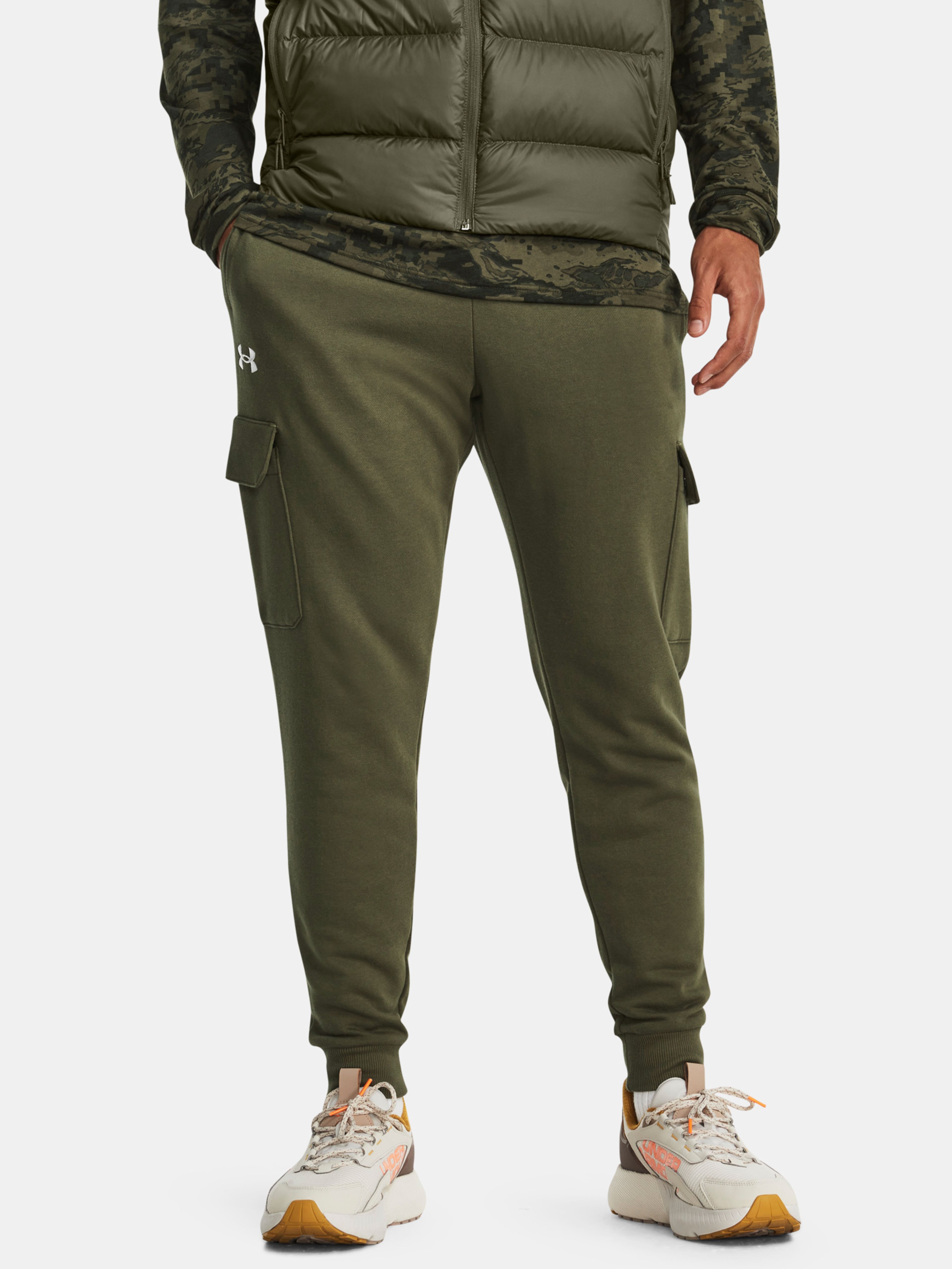 Moške spodnji del trenirke Under Armour UA Rival Fleece Cargo Jogger