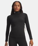 Ženska majica Under Armour UA ColdGear Mock-Črna - 001