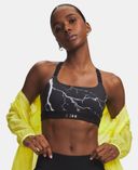 Ženski nedrček  Under Armour UA HB Run Printed Bra-Črna - 001