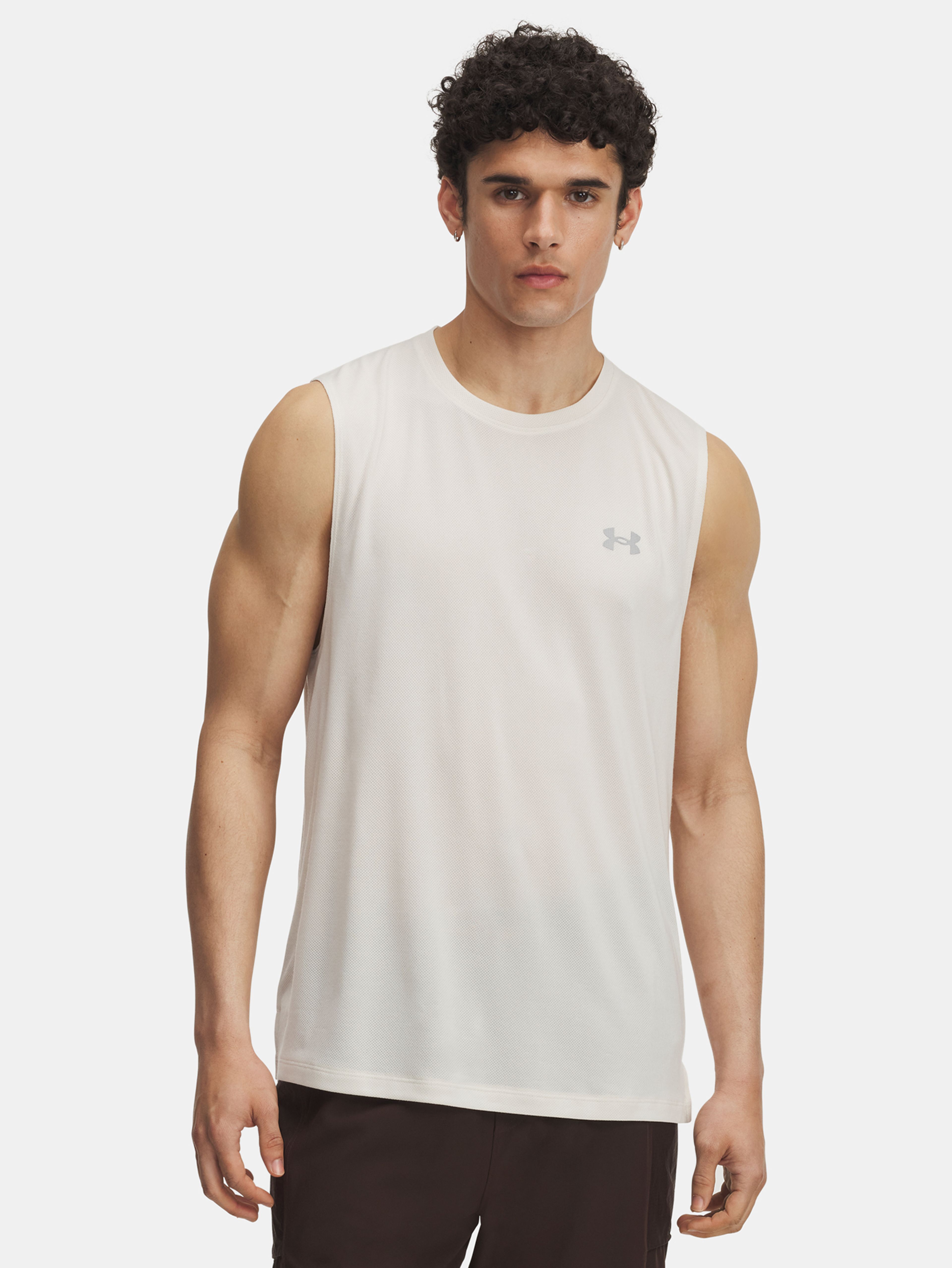 Pánské tílko Under Armour UA TRAIL RUN LAUNCH TANK-BRN