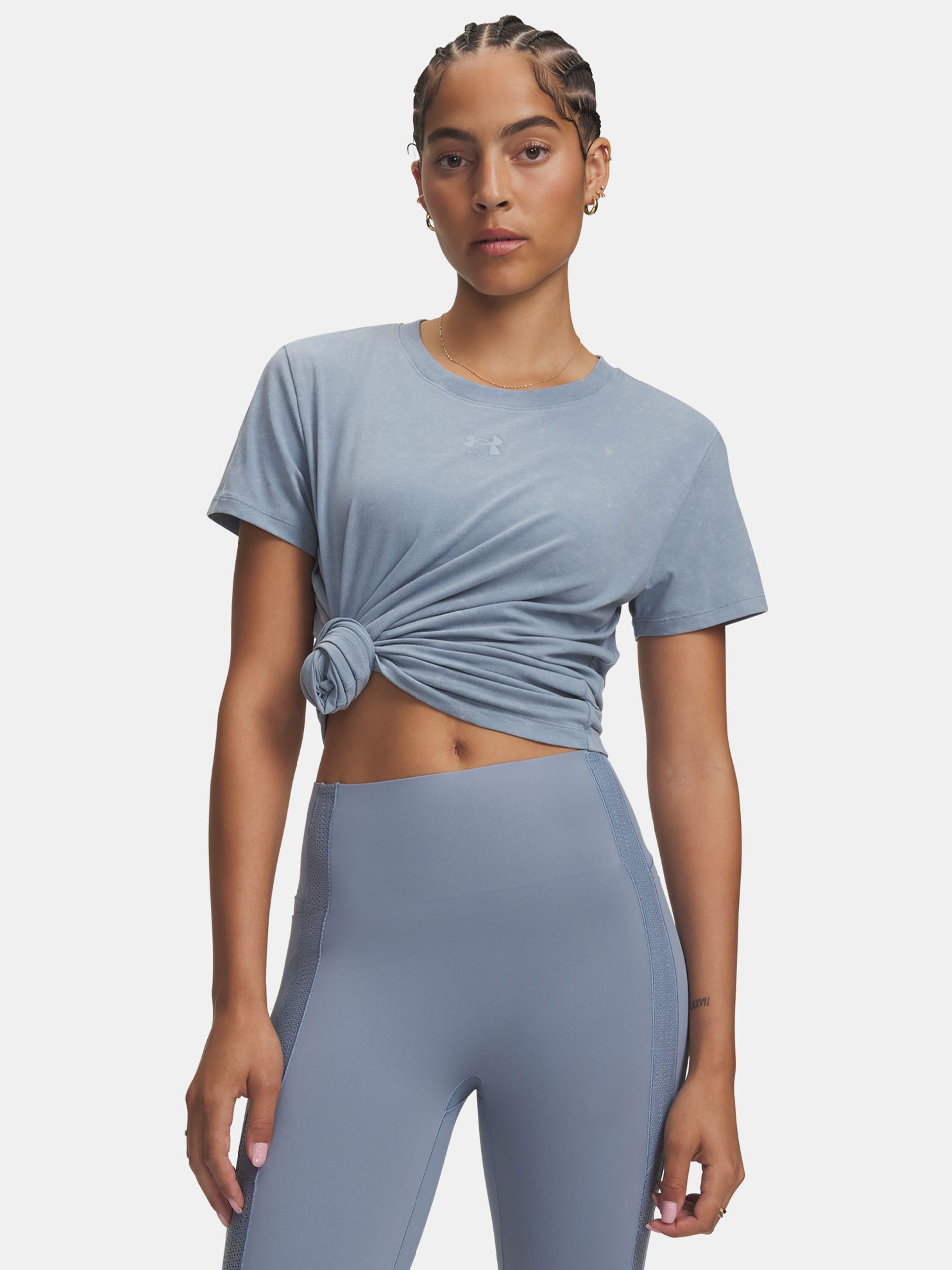 Naiste t-särk Under Armour Rival Cotton Wash SS - 001