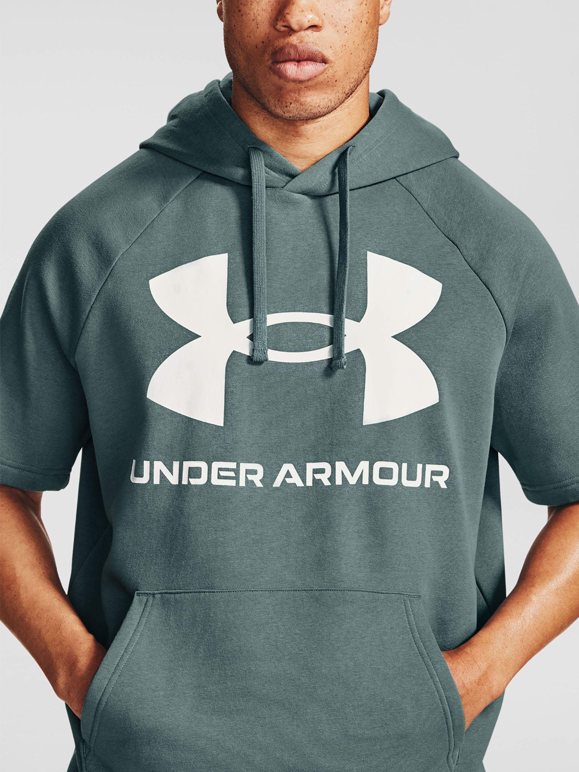 Pánská mikina Under Armour Rival Flc Big Logo SS HD - 001