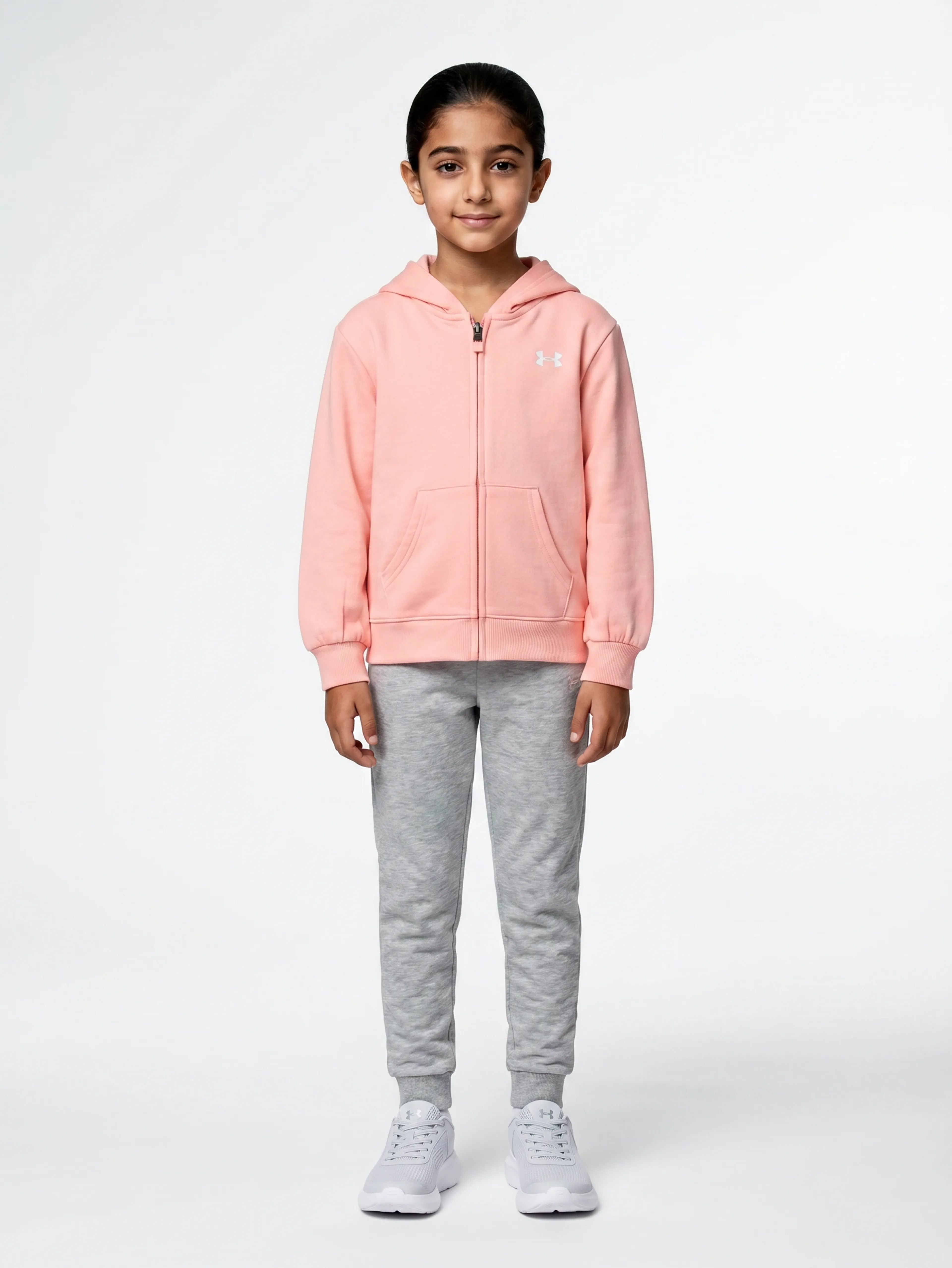 Dievčenský set Under Armour UA CHEST LOGO HOODY SET - 001