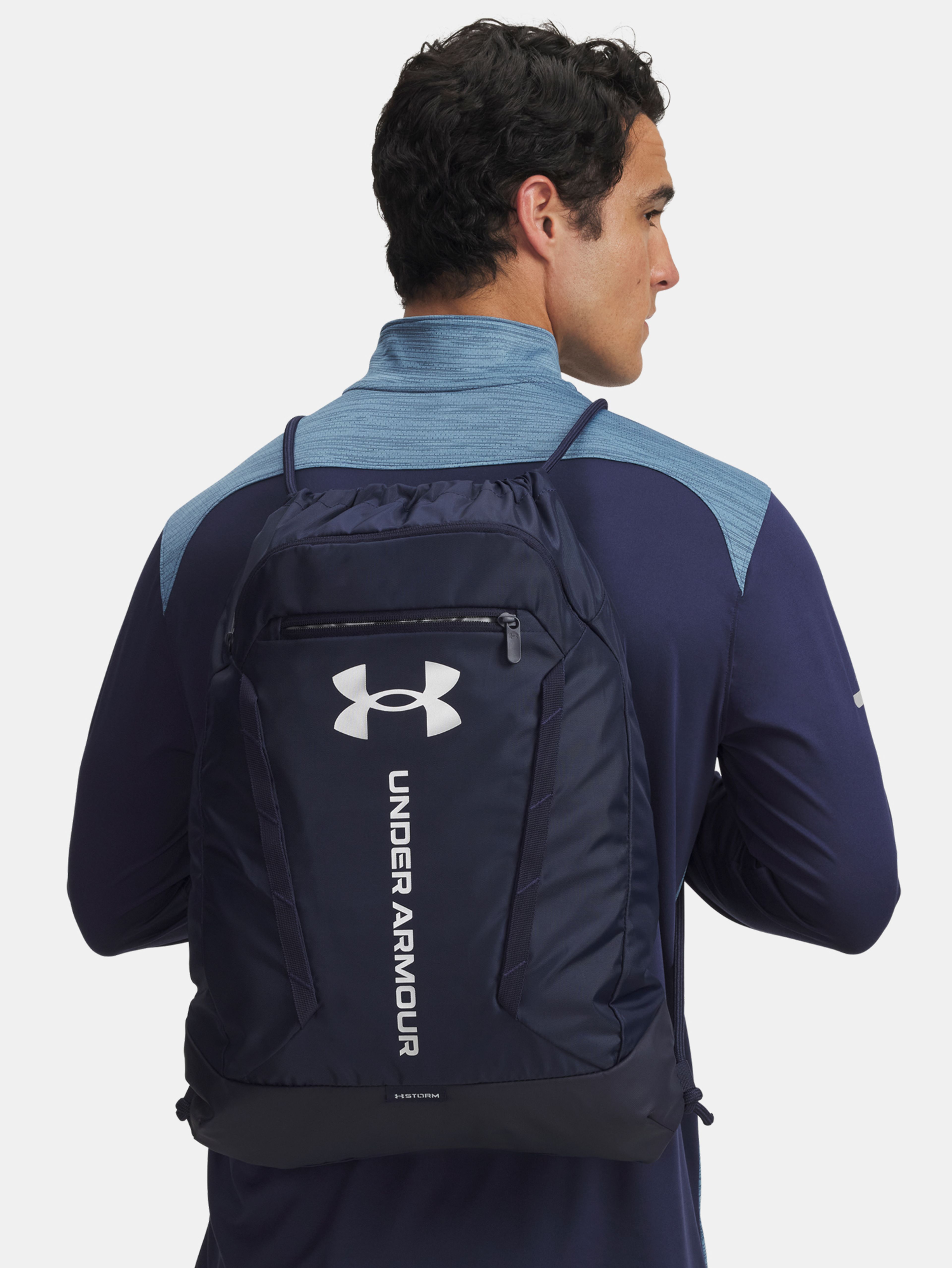 Unisex vak Under Armour UA Hustle Sackpack-BLU