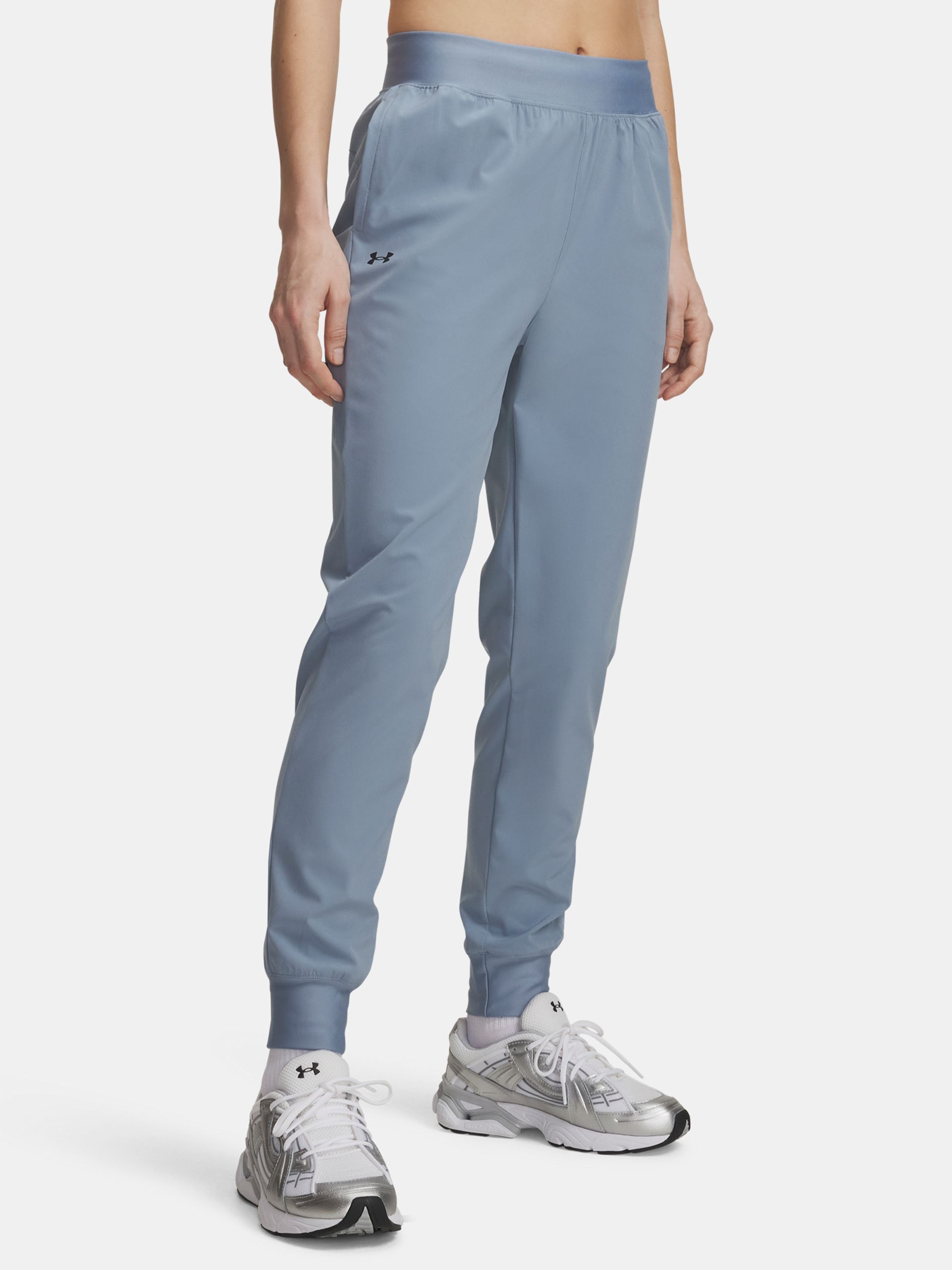 Naiste spordipüksid Under Armour UA Rival Hi Rise Woven Pant - 001
