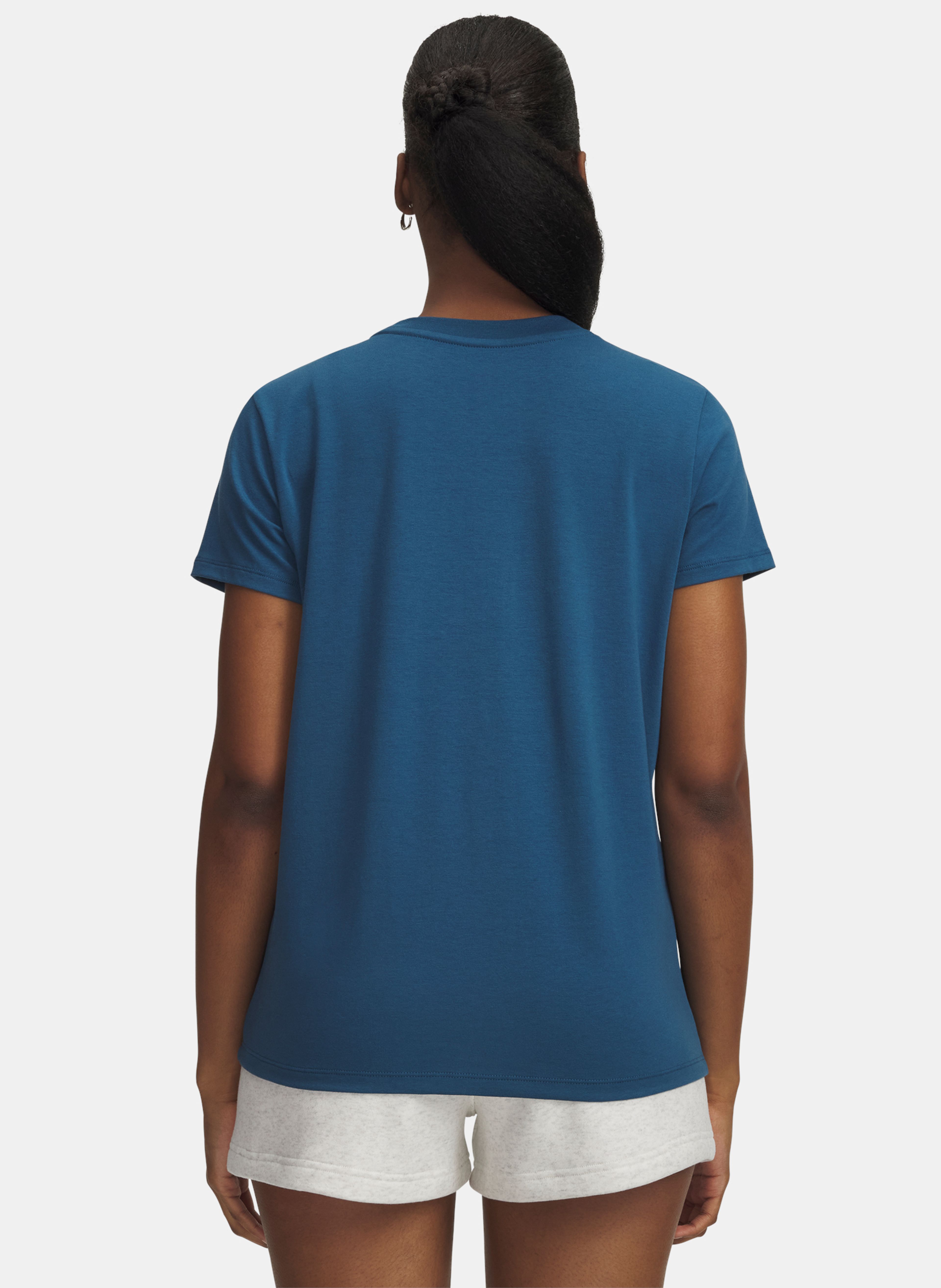 Dámske tričko Under Armour UA Rival Core SS-BLU - 002