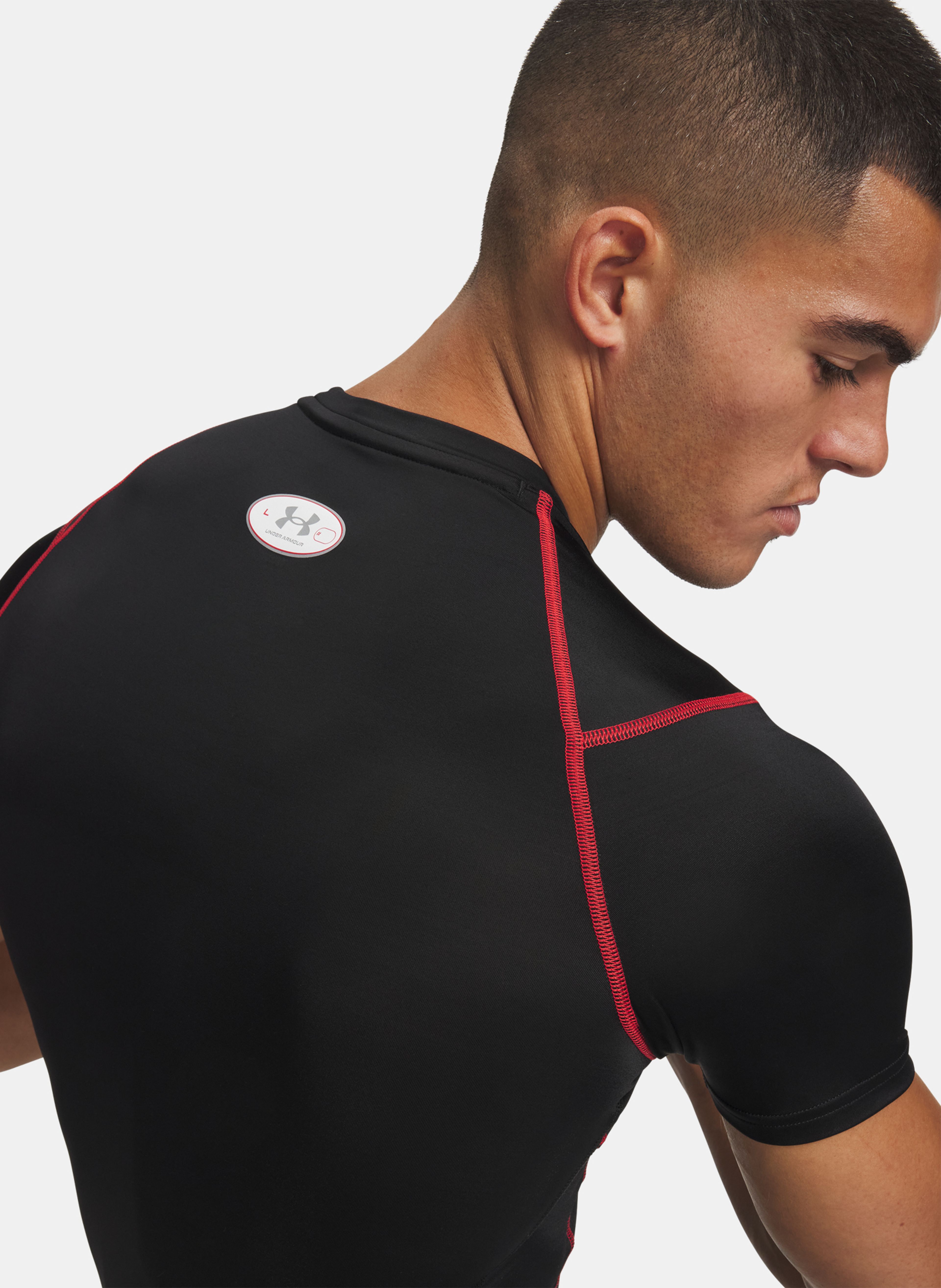 Férfi póló Under Armour UA HG Elite Comp SS - 003