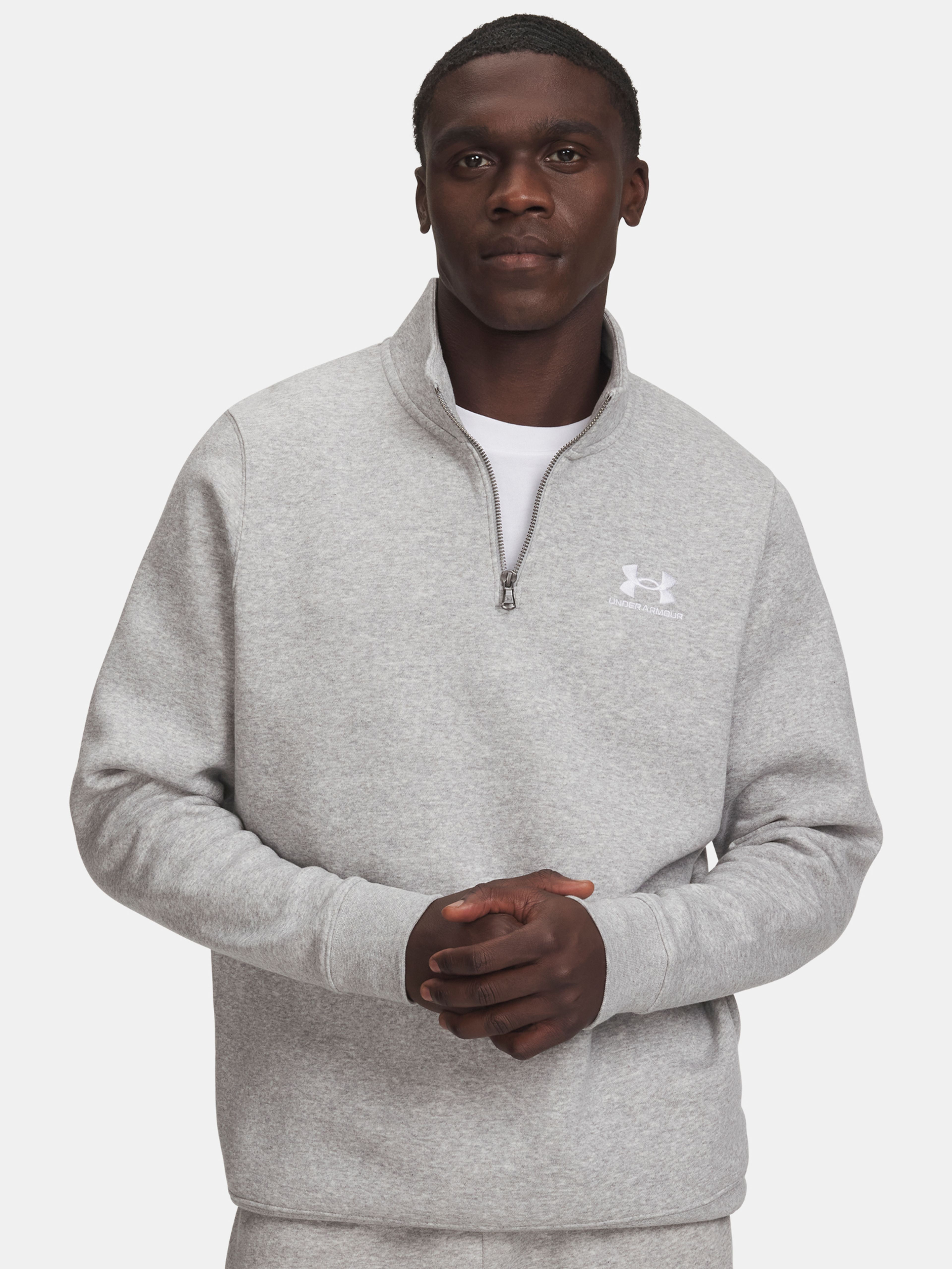 Moški pulover  Under Armour UA Icon Fleece 1/4 Zip-GRY