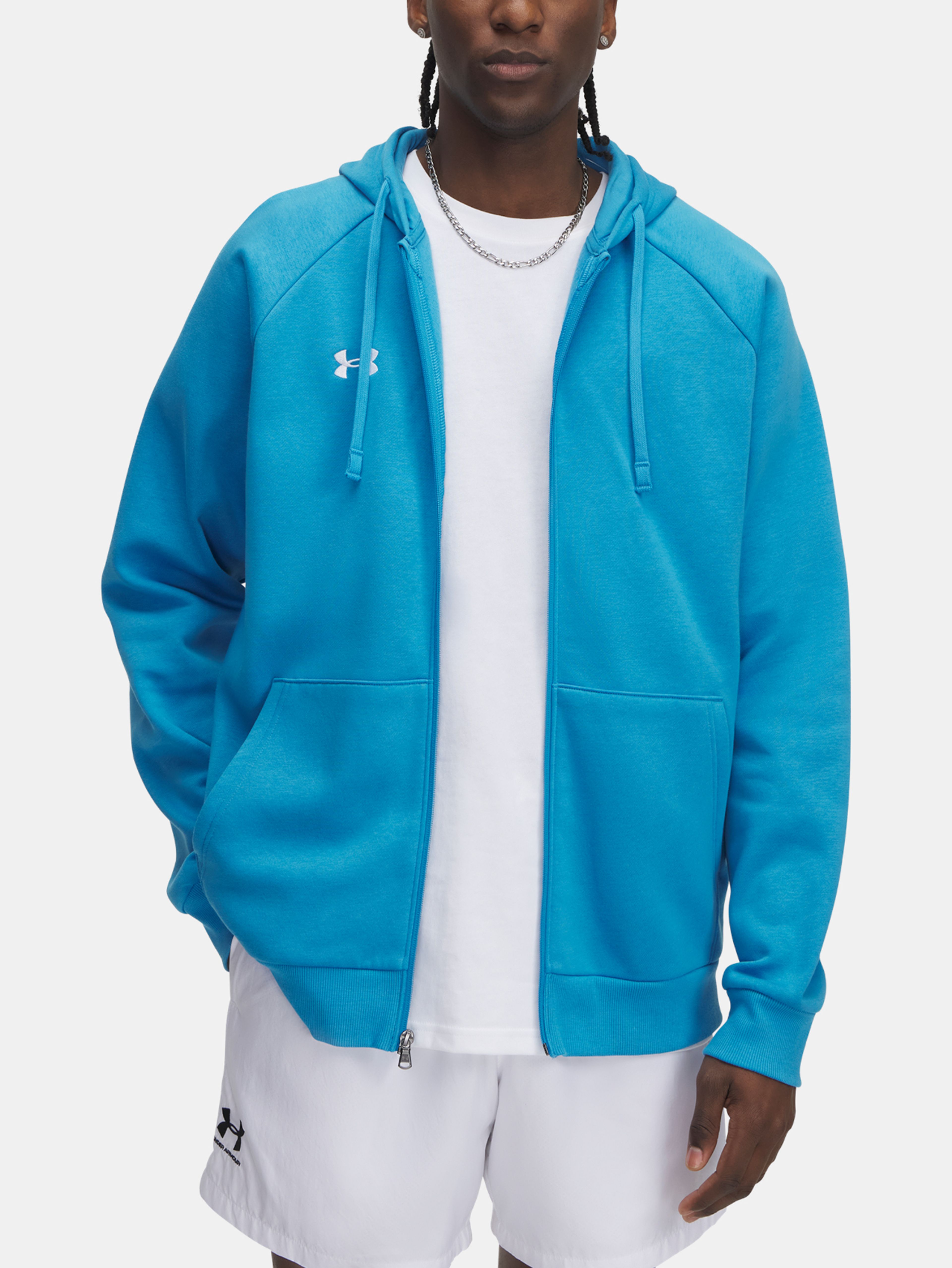 Moški pulover  Under Armour UA Rival Fleece FZ Hoodie