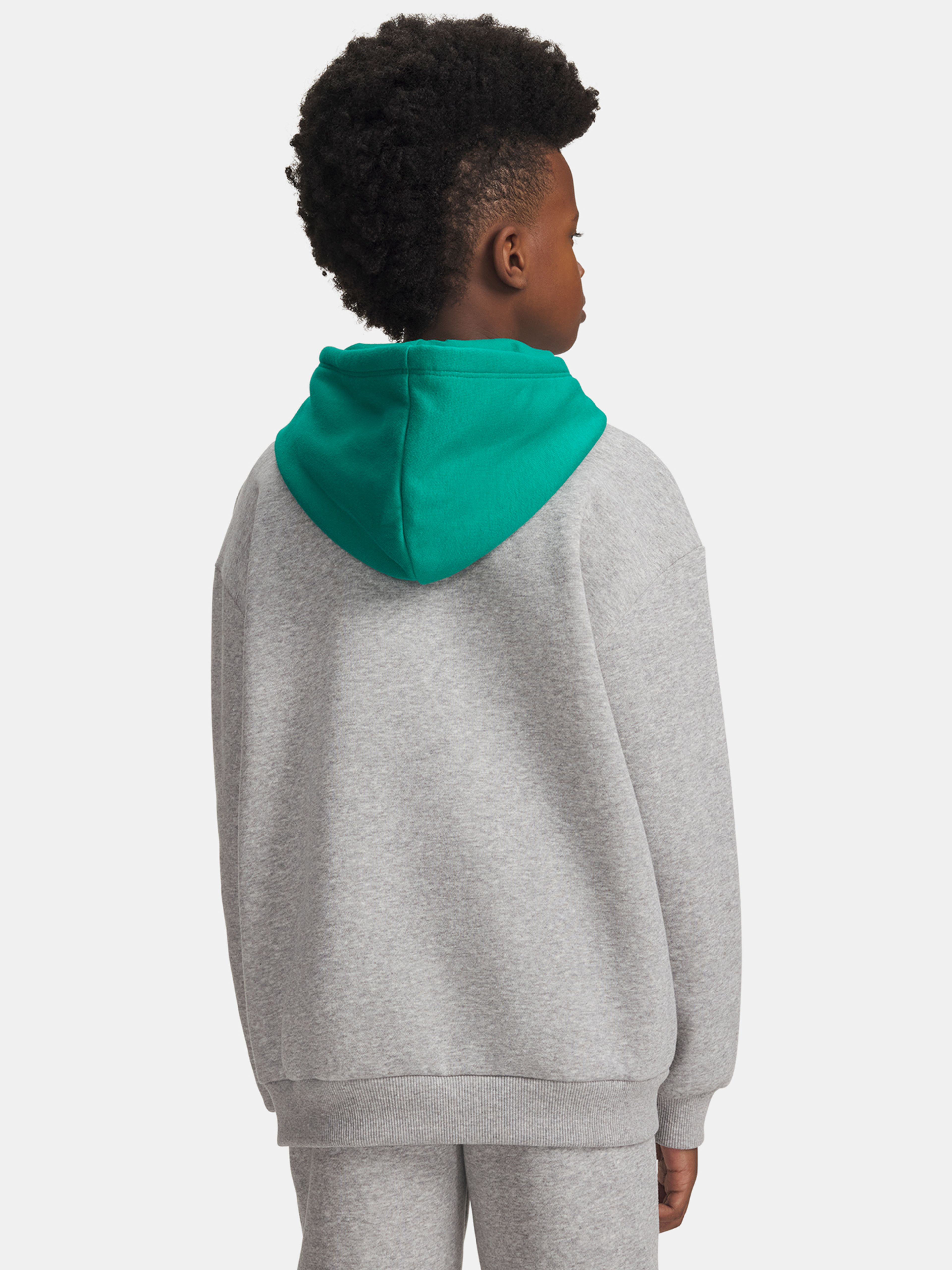 Chlapecká mikina Under Armour UA B RIVAL FLC GRAPHICS HD - 002