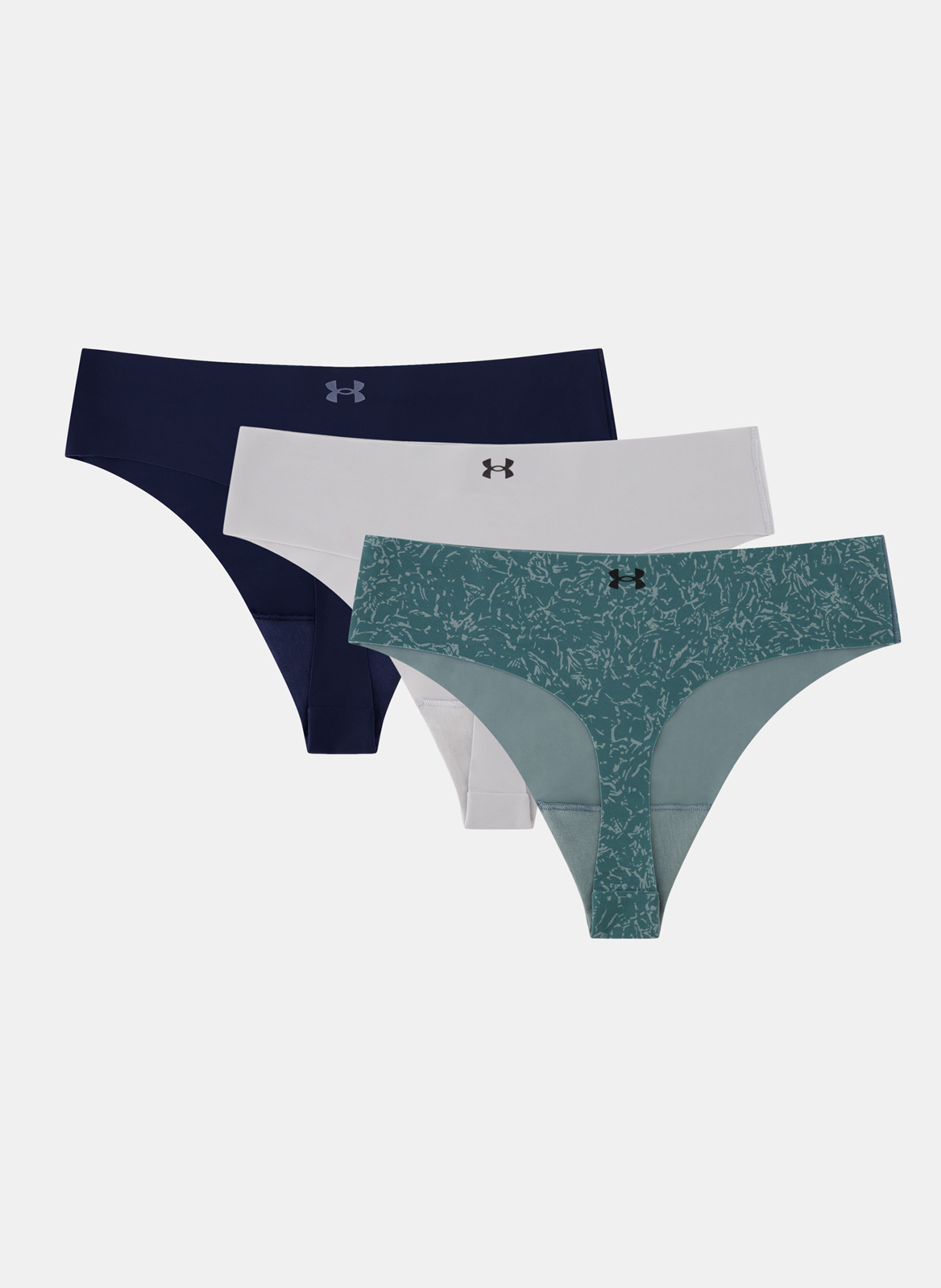 Ženske tangice Under Armour UA Essen Stretch No Show Thong-Print - 3pk - 002