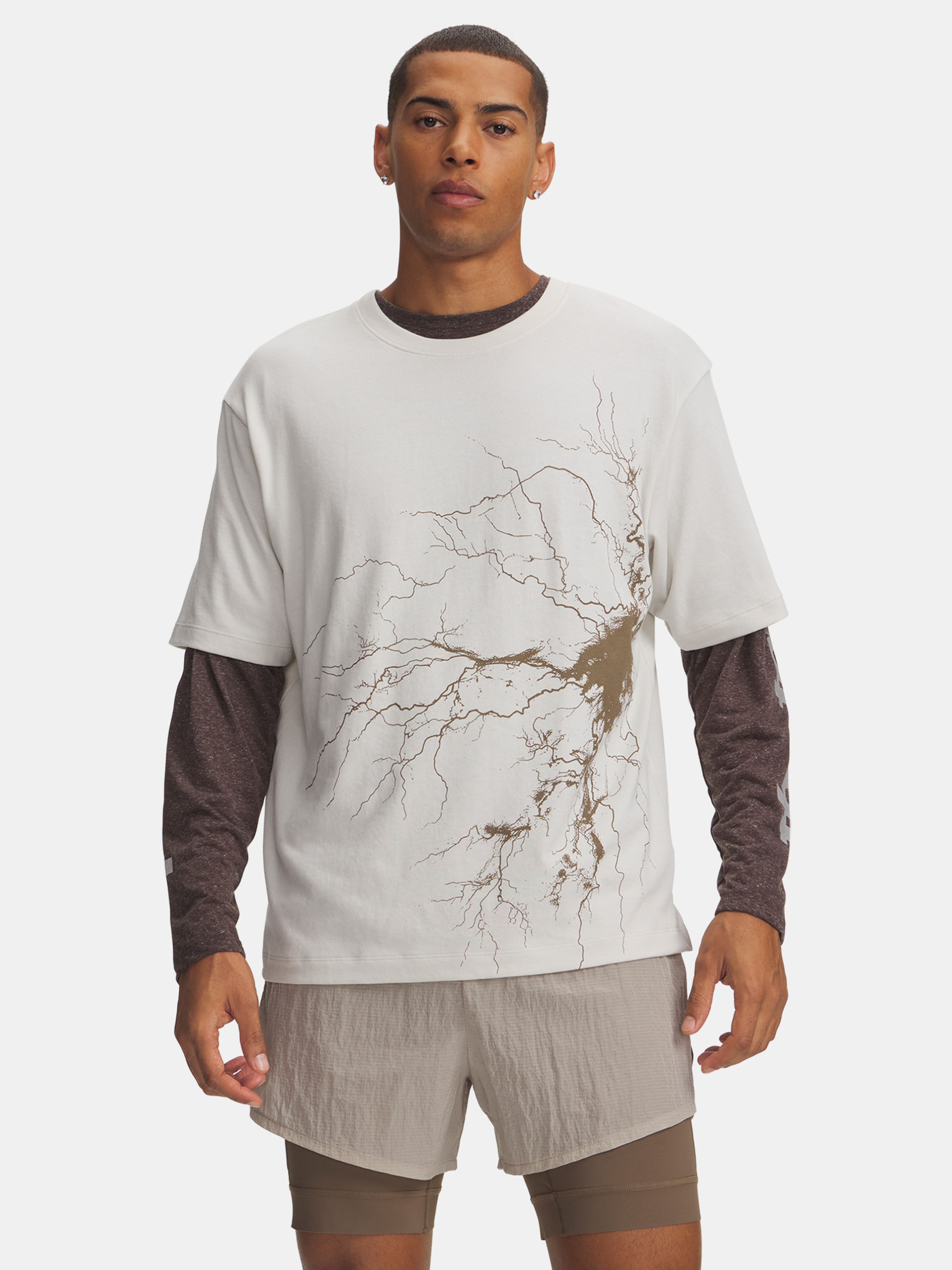 Meeste t-särk Under Armour UA HB Run HW Lightning SS - 001