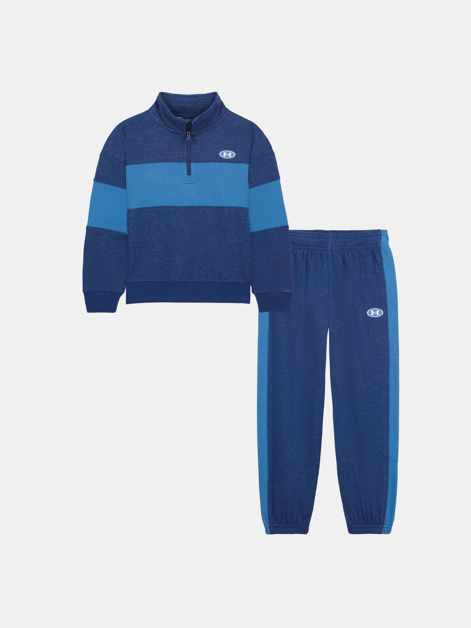 Zēnu komplekts Under Armour UA COLOR BLOCK 1/4 ZIP SET - 001