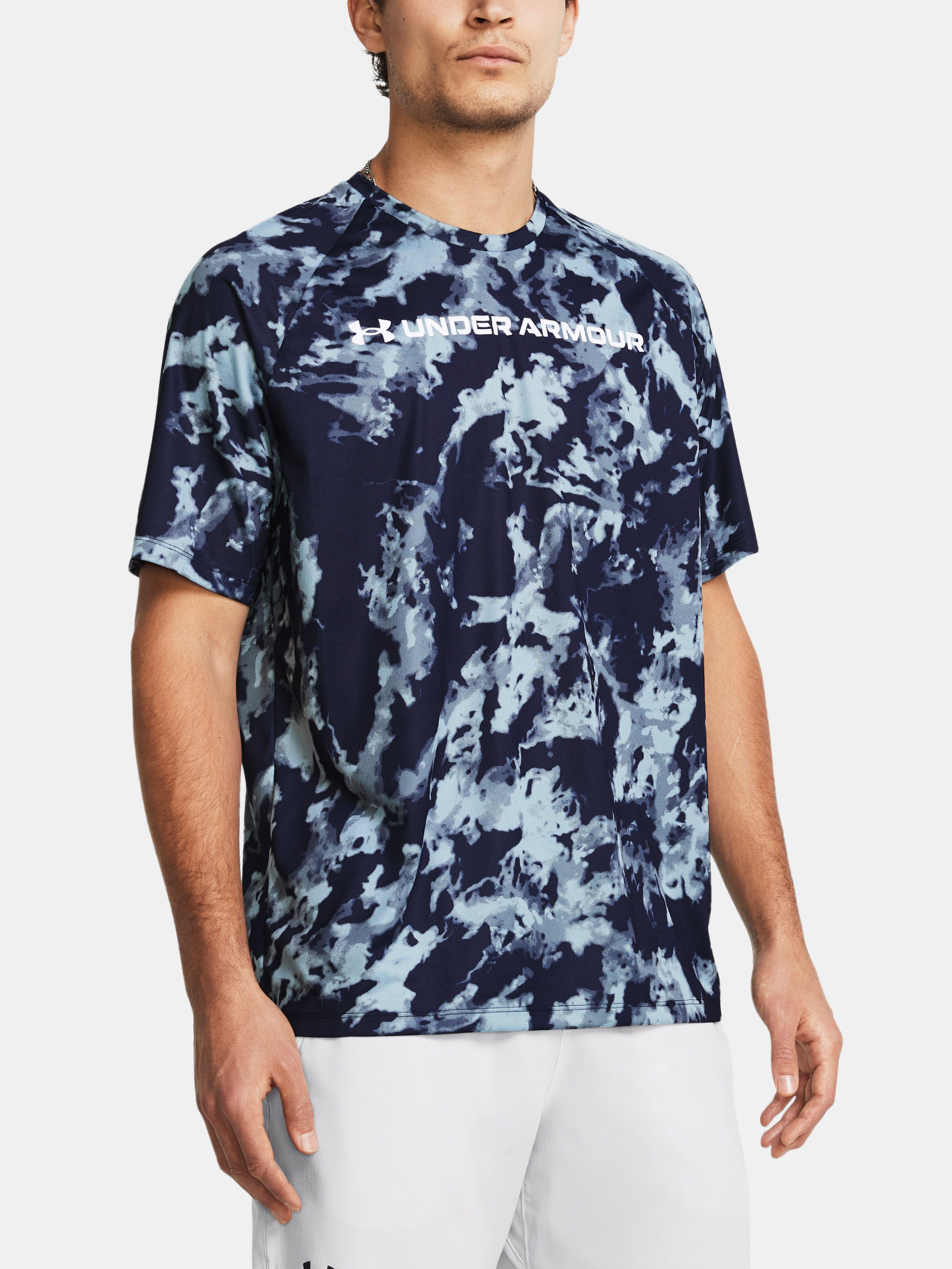 Férfi póló Under Armour UA TECH ABC CAMO SS