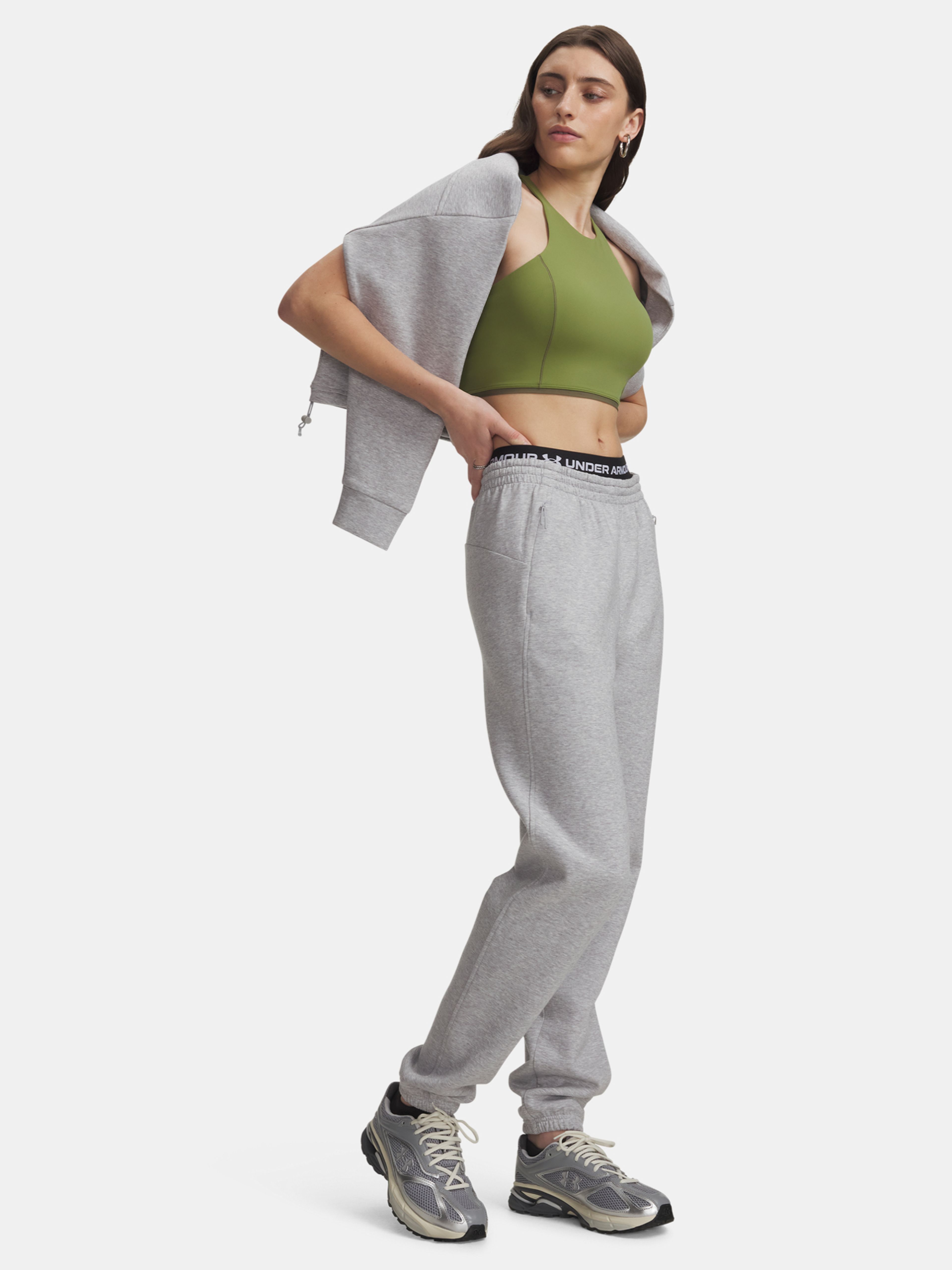 Dámske športové nohavice Under Armour Unstoppable Flc Gym Pant - 004