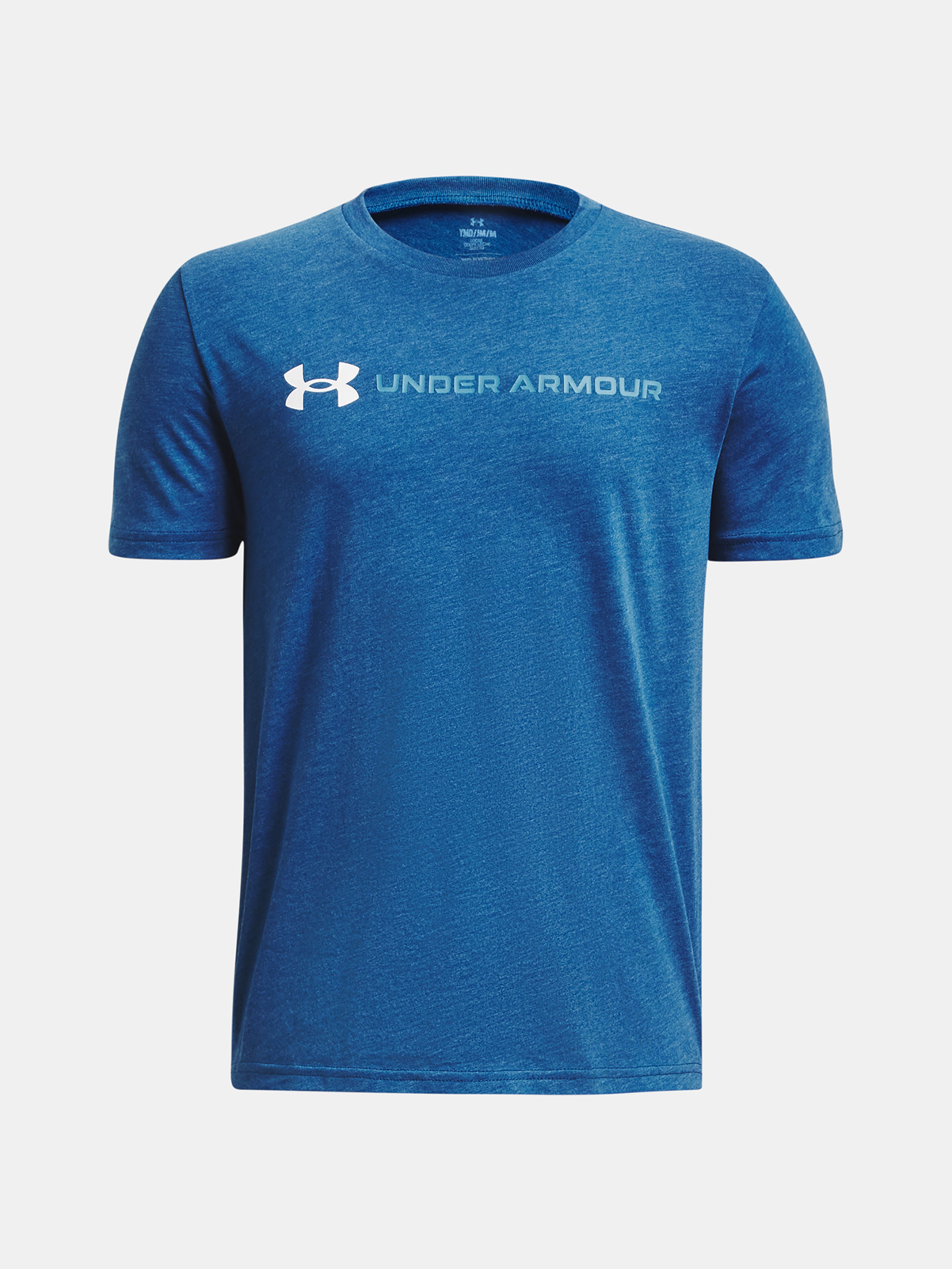 Majica Under Armour UA B LOGO WORDMARK SS-BLU