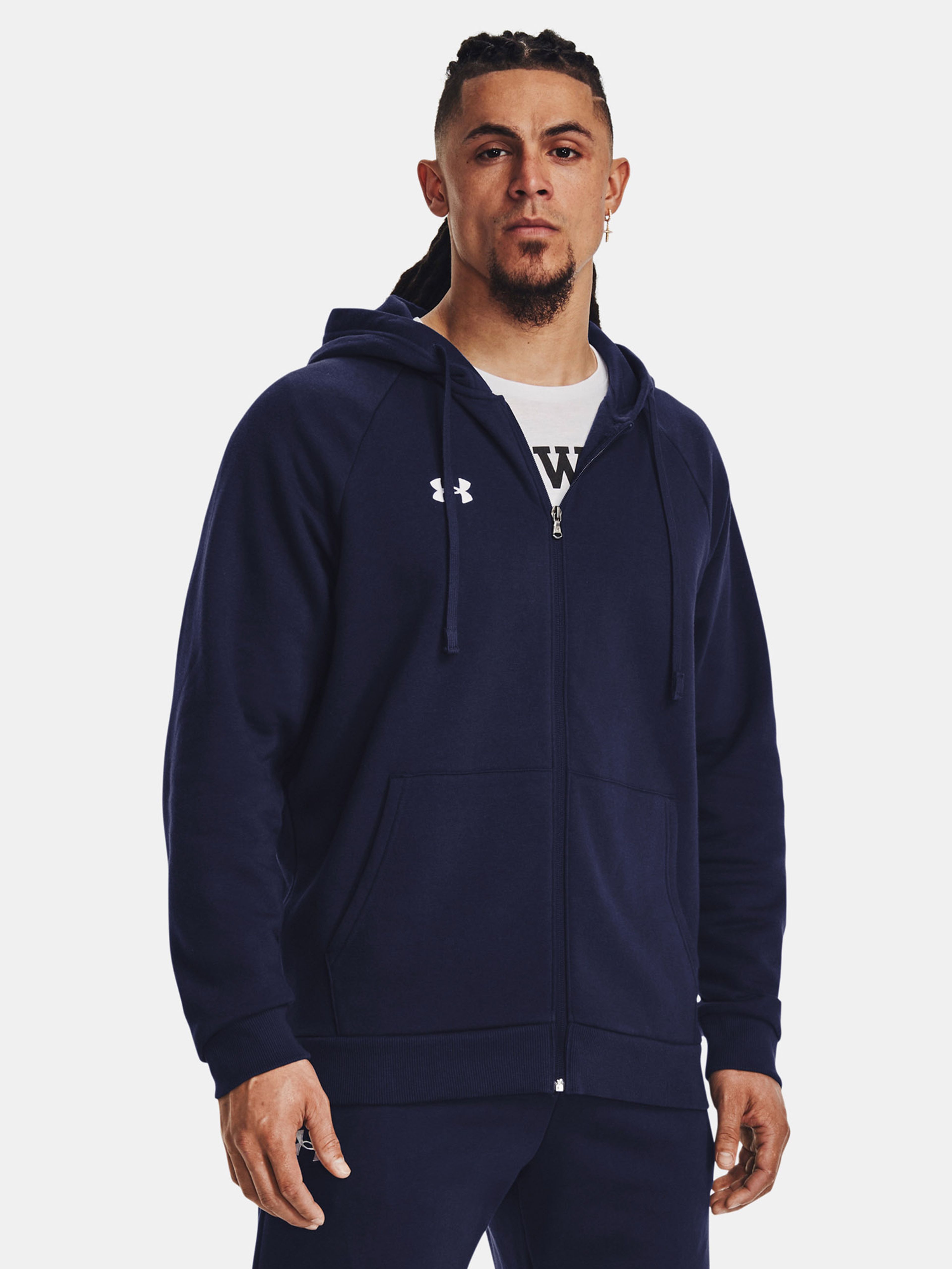 Meeste dressipluus Under Armour UA Rival Fleece FZ Hoodie