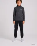 Chlapecký set Under Armour UA TWIST 1/4 ZIP TECH SET-ORG-Šedá - 003