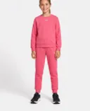 Mergaičių rinkinys Under Armour UA RIVAL CREWNECK SET-Rožinė - 001