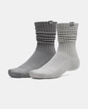 Unisexové ponožky Under Armour Sportswear Ctn Scrunch Crew (2 páry)-Zelená - 004