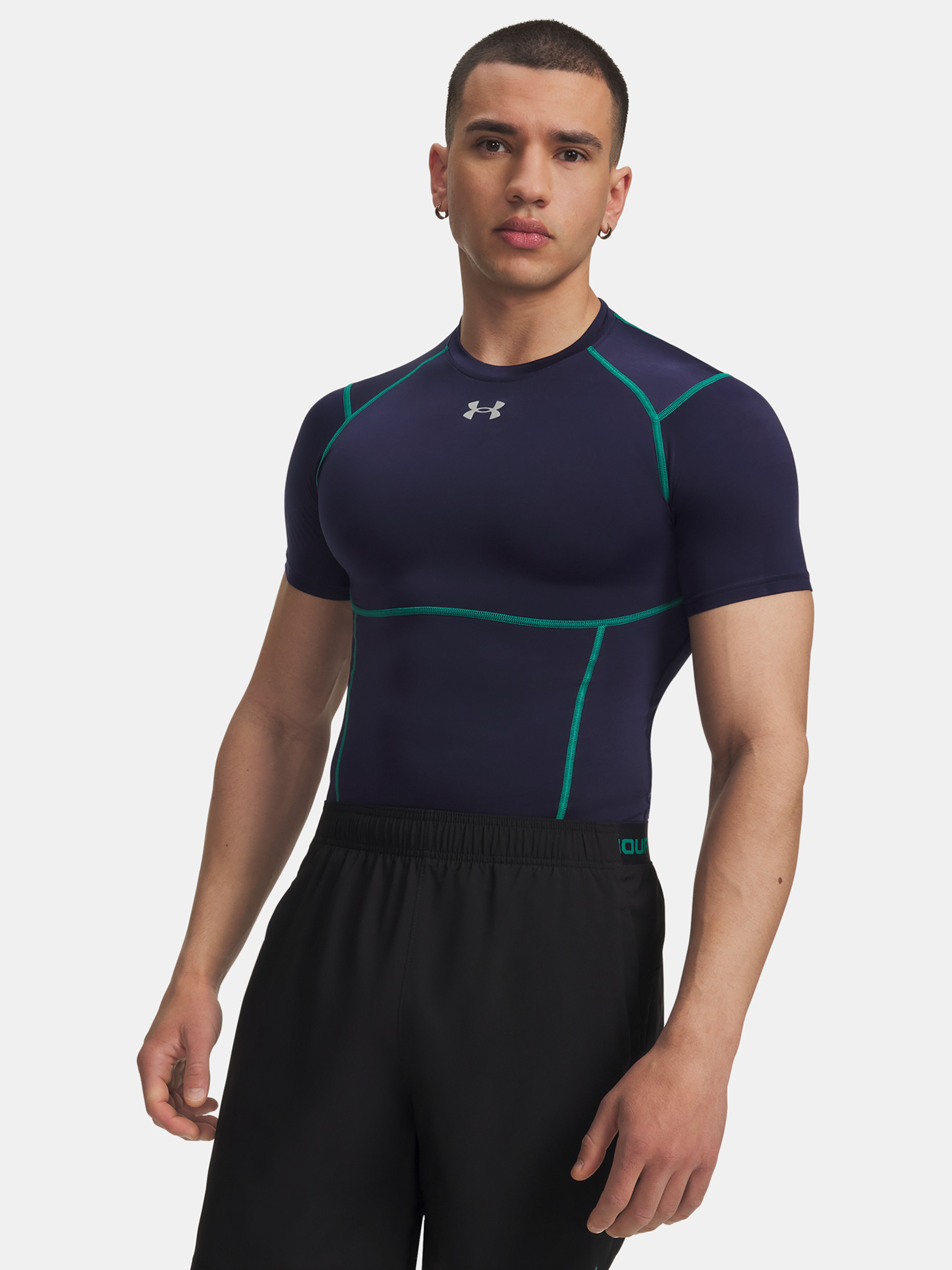 Moška majica Under Armour UA HG Elite Comp SS - 001
