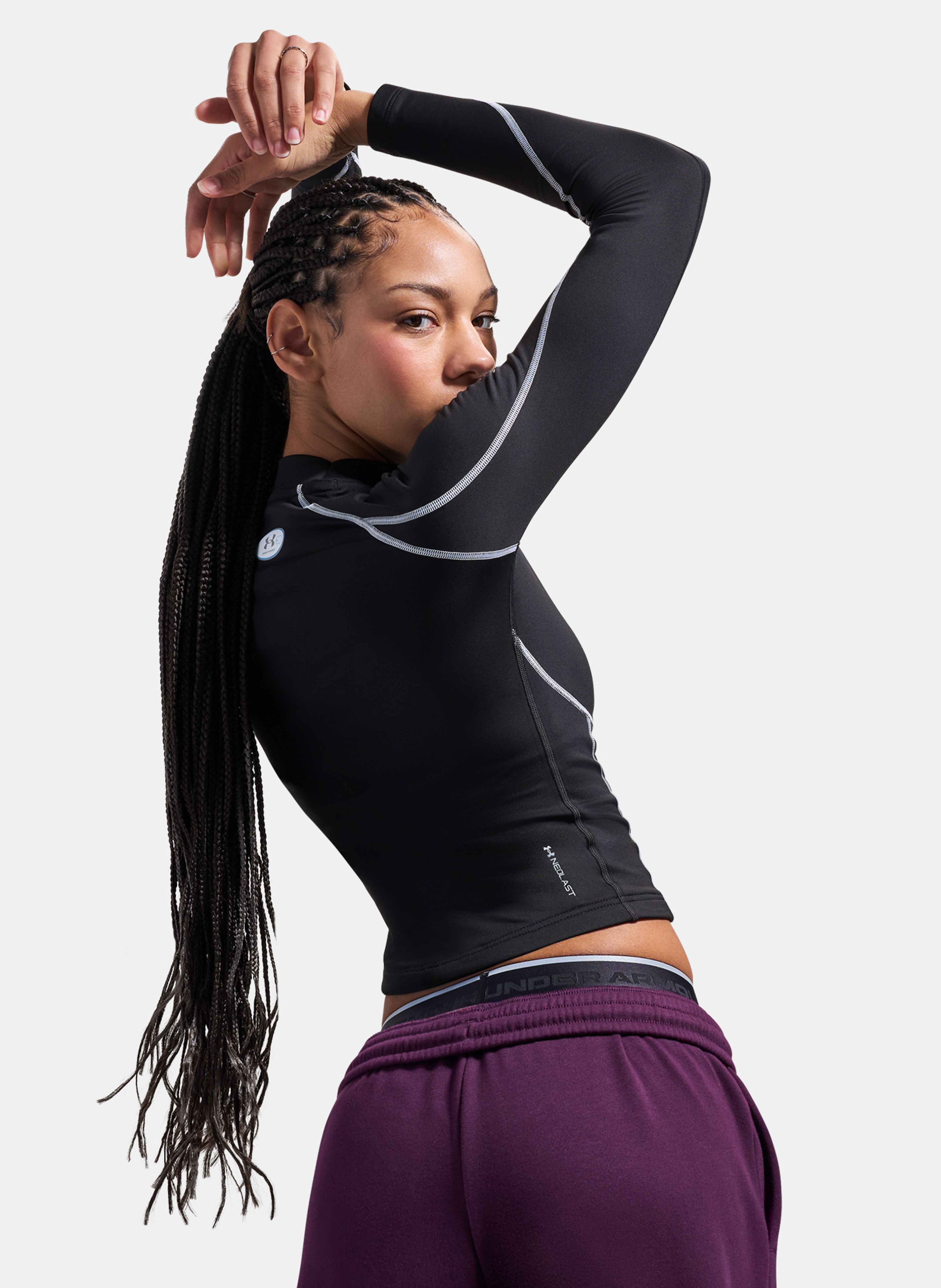 Sieviešu t-krekls Under Armour UA ColdGear Elite Mock - 002