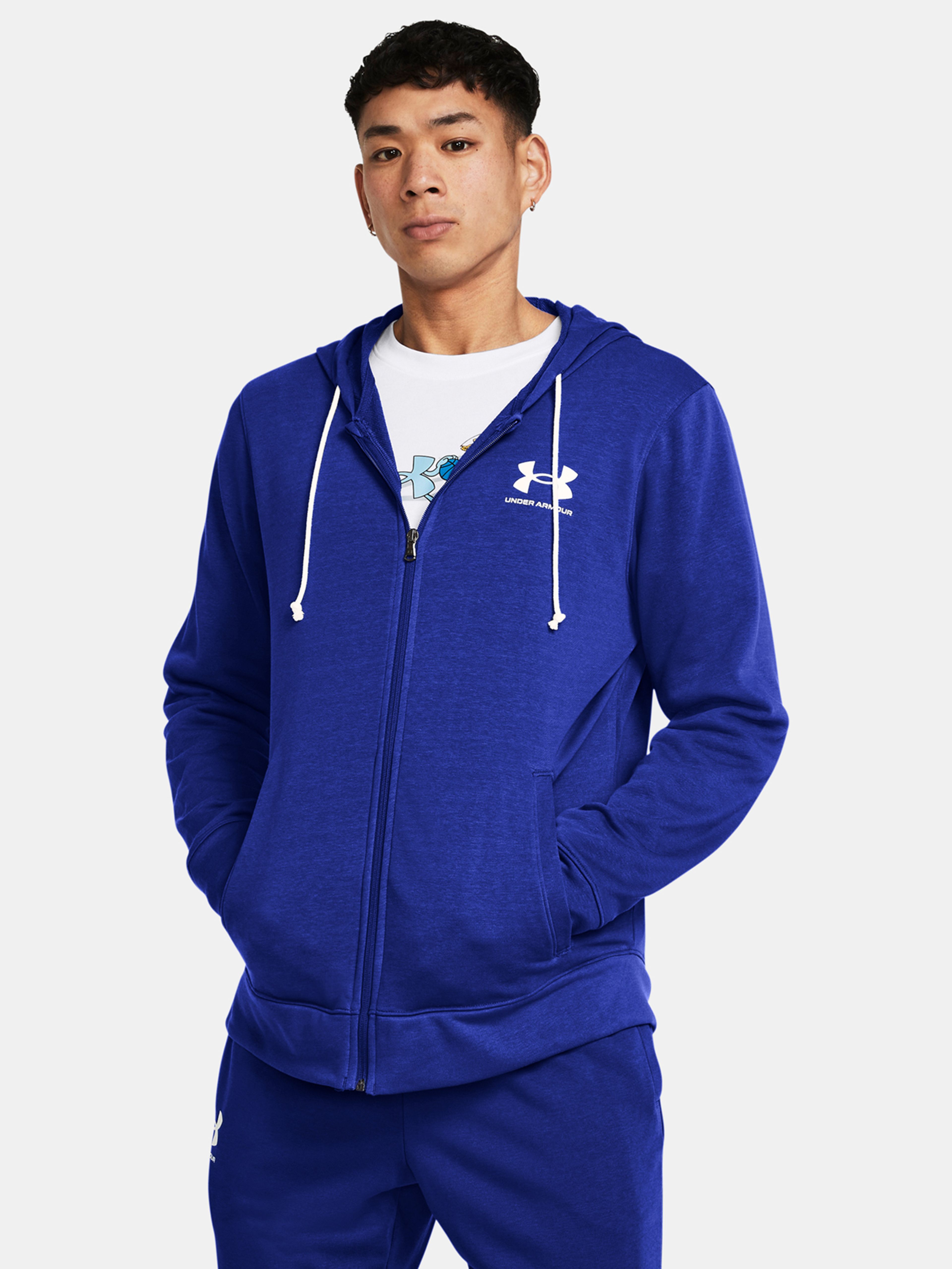 Férfi felső Under Armour UA Rival Terry LC FZ