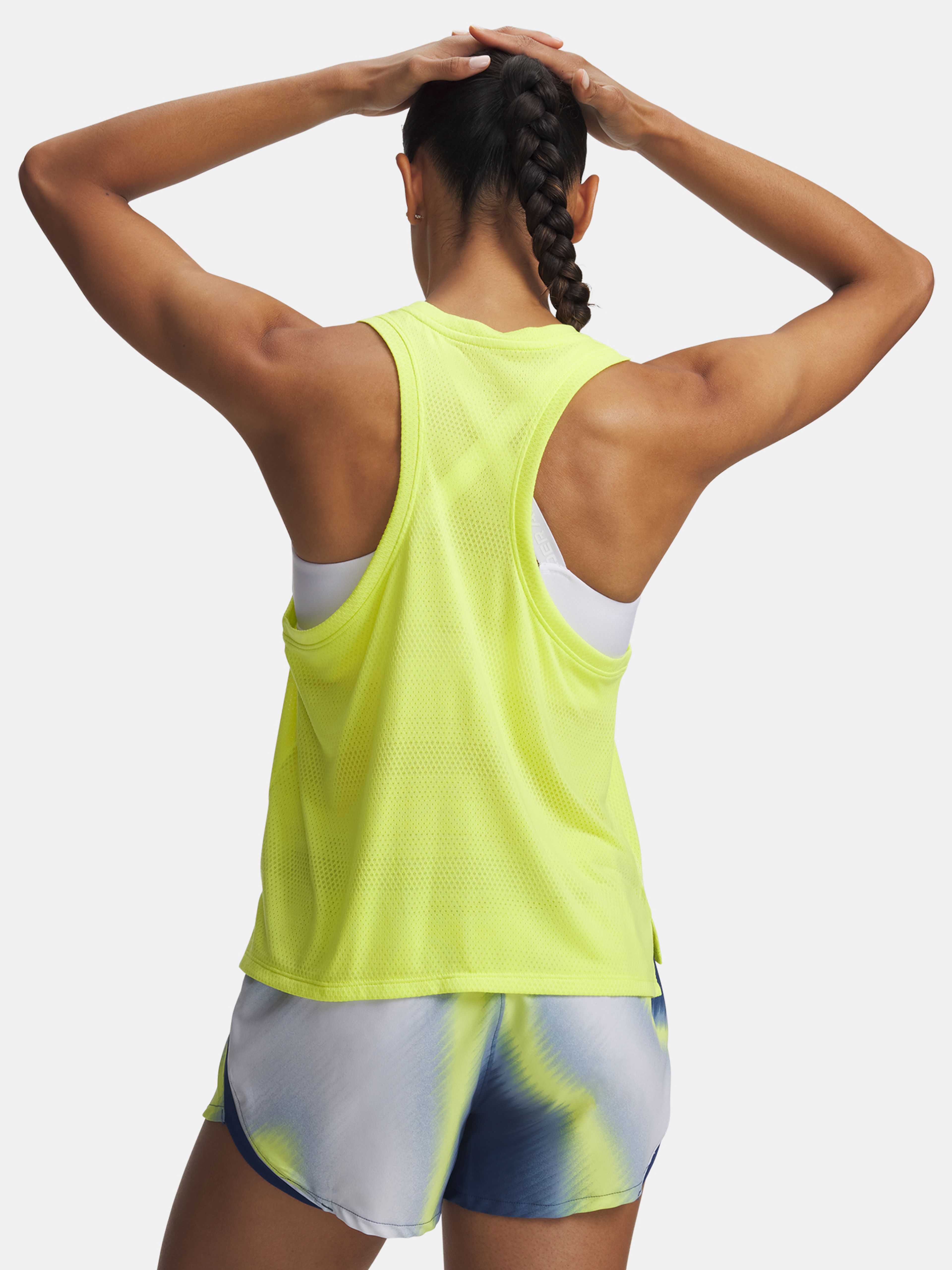 Ženska majica brez rokavov Under Armour UA Velociti Singlet-YLW - 002