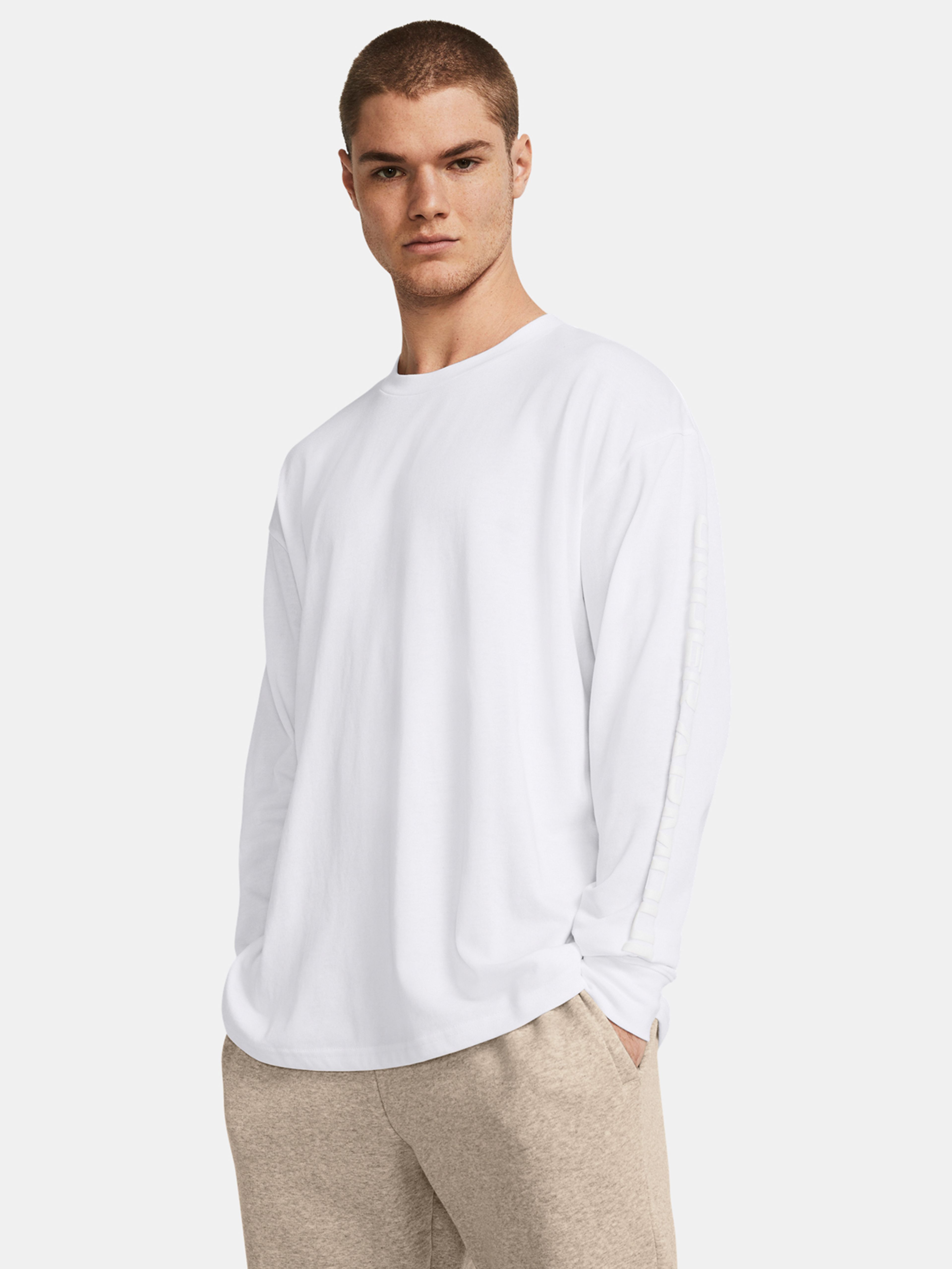 Férfi póló Under Armour UA HW TONAL WORDMARK LS