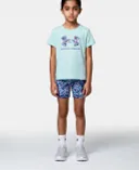 Dievčenský set Under Armour UA PRINTED BIKE SHORT SET-Zelená - 001