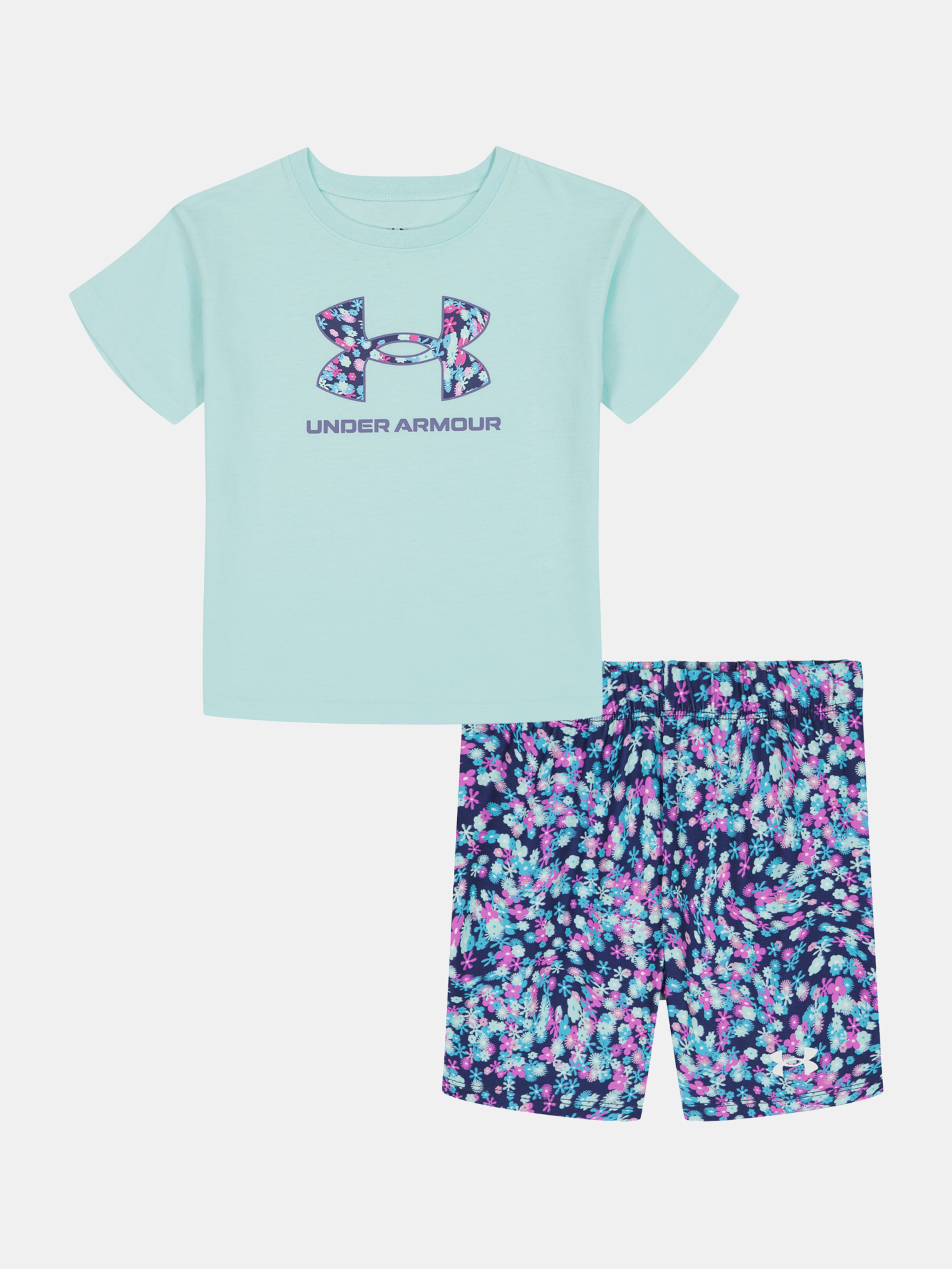 Dekliški set Under Armour UA PRINTED BIKE SHORT SET