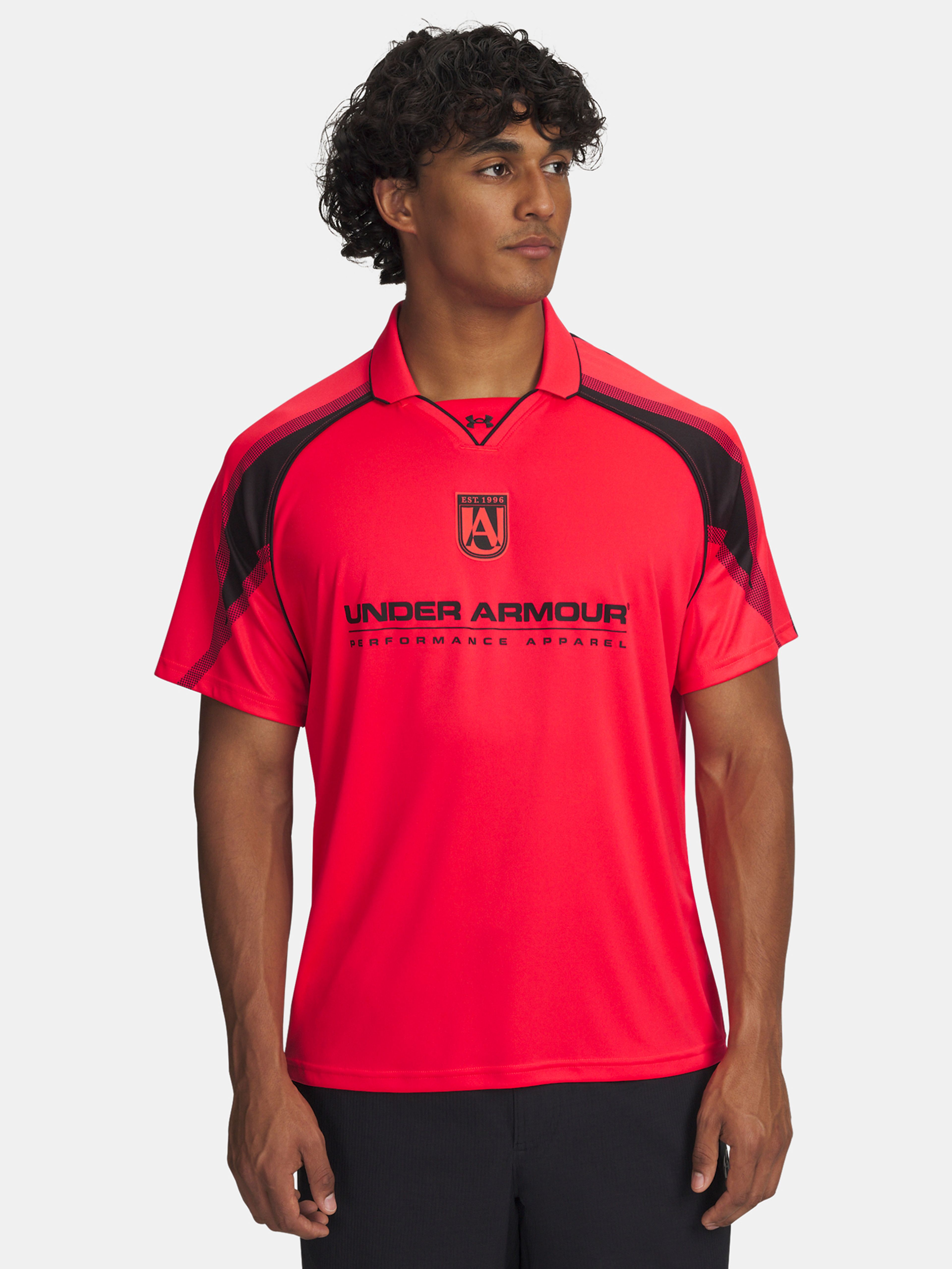 Férfi póló Under Armour UA M 96 Terrace Jersey SS-RED