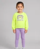 Lány szett Under Armour UA CREWNECK LEGGING SET-Rózsaszínű - 001
