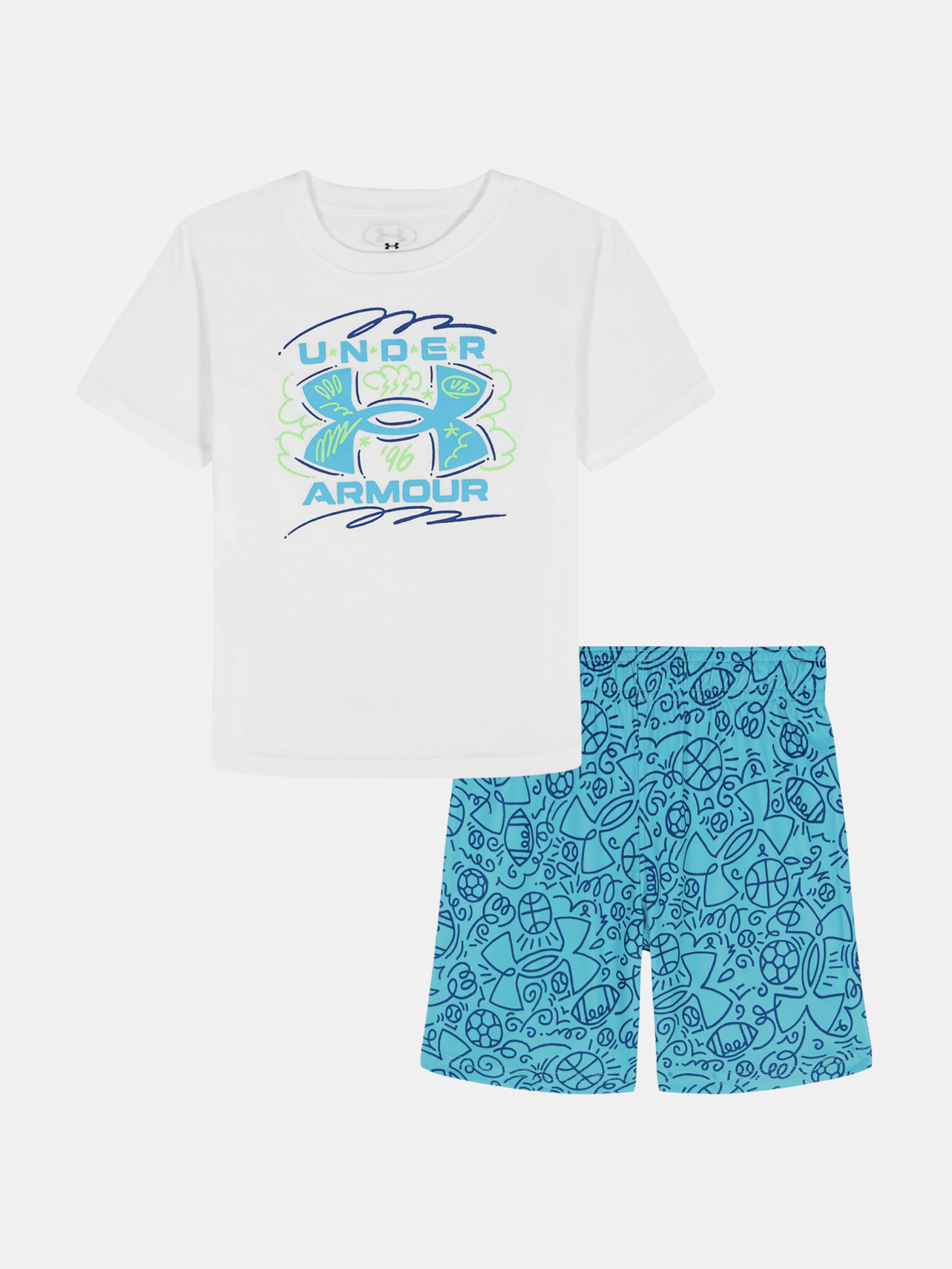 Fantovski set Under Armour UA TECH PRINTED SS SET