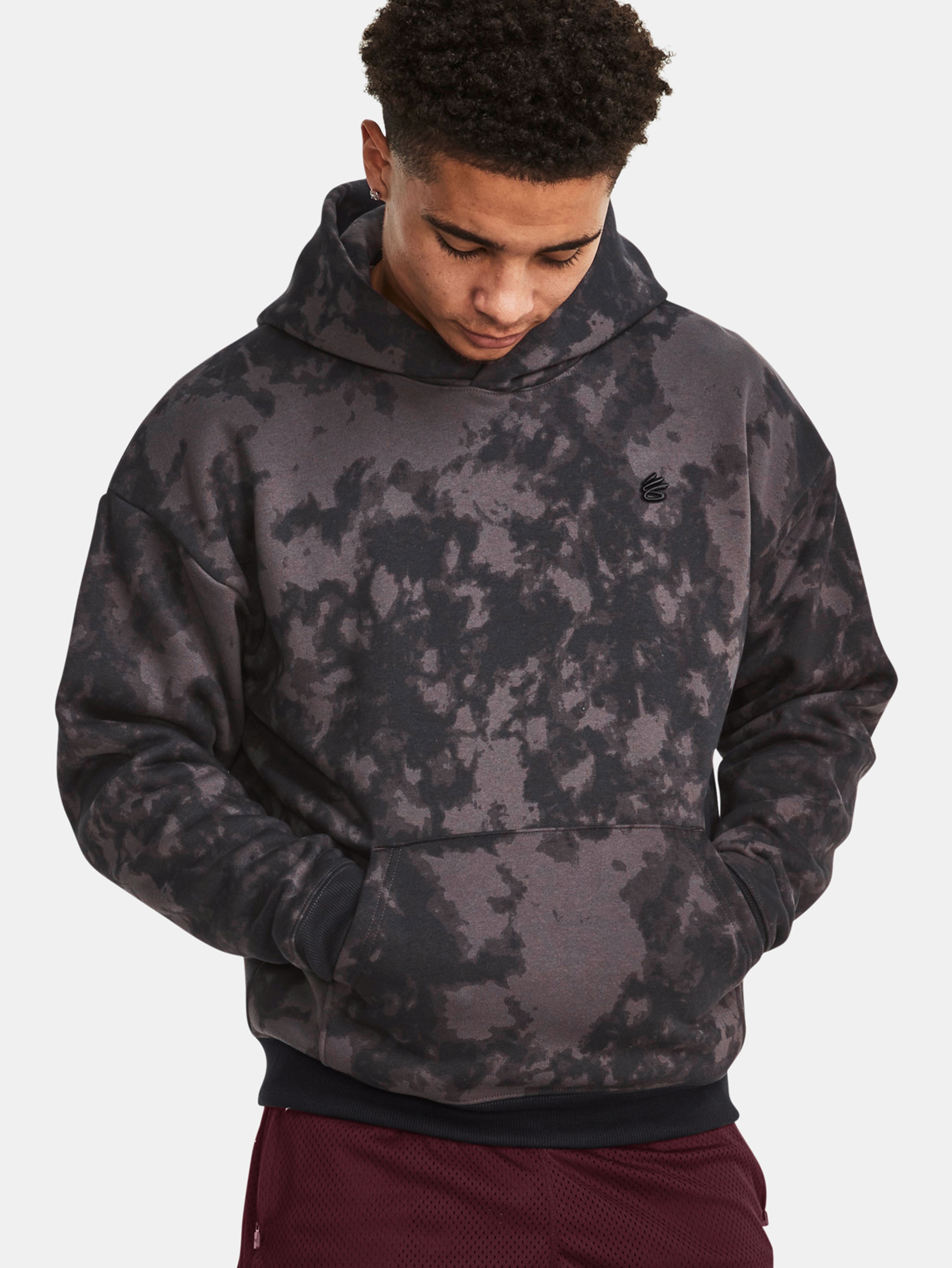 Férfi felső Under Armour Curry Acid Wash Hoodie