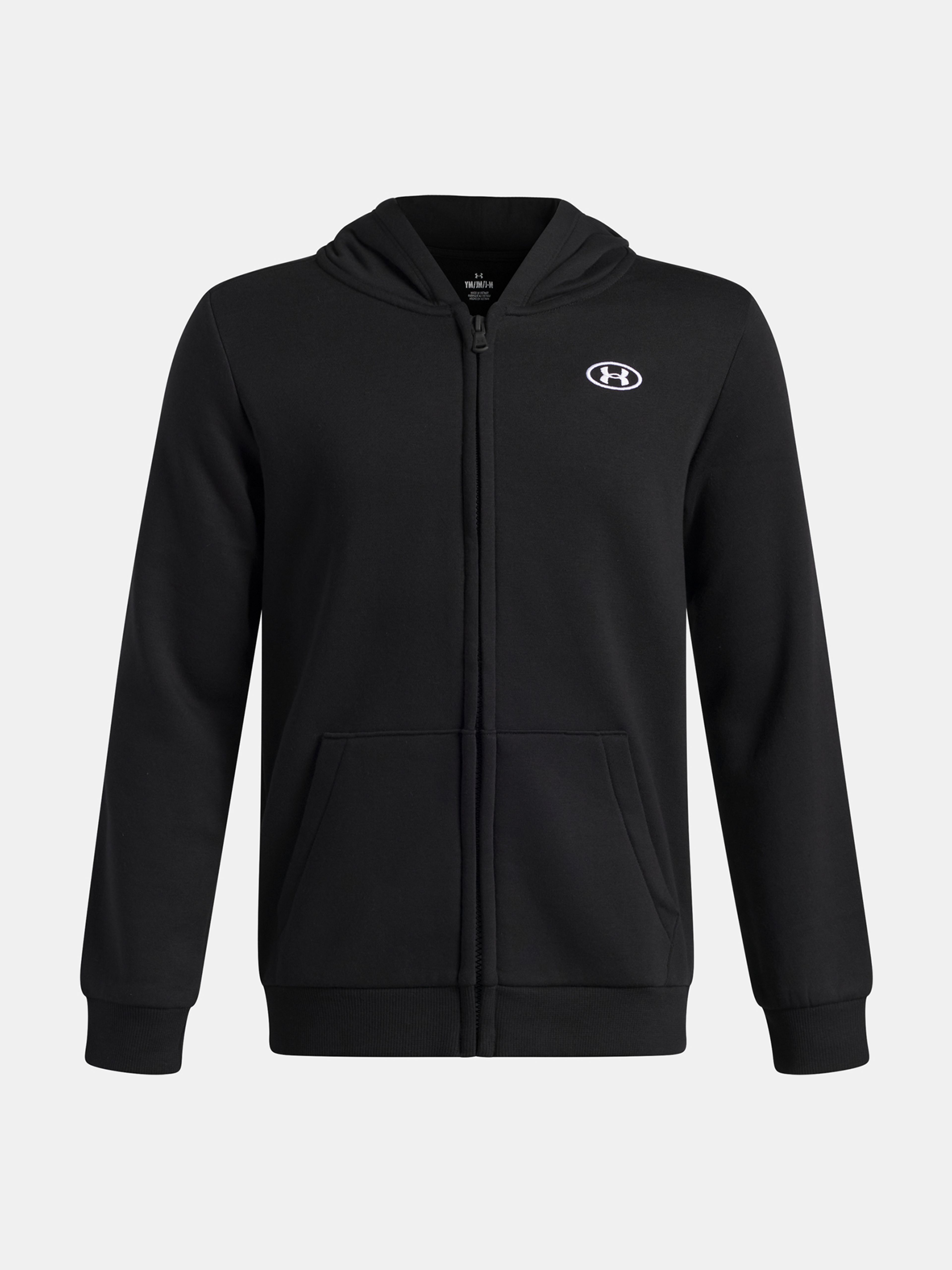 Poiste dressipluus Under Armour UA B RIVAL FLEECE FZ HOODIE - 001