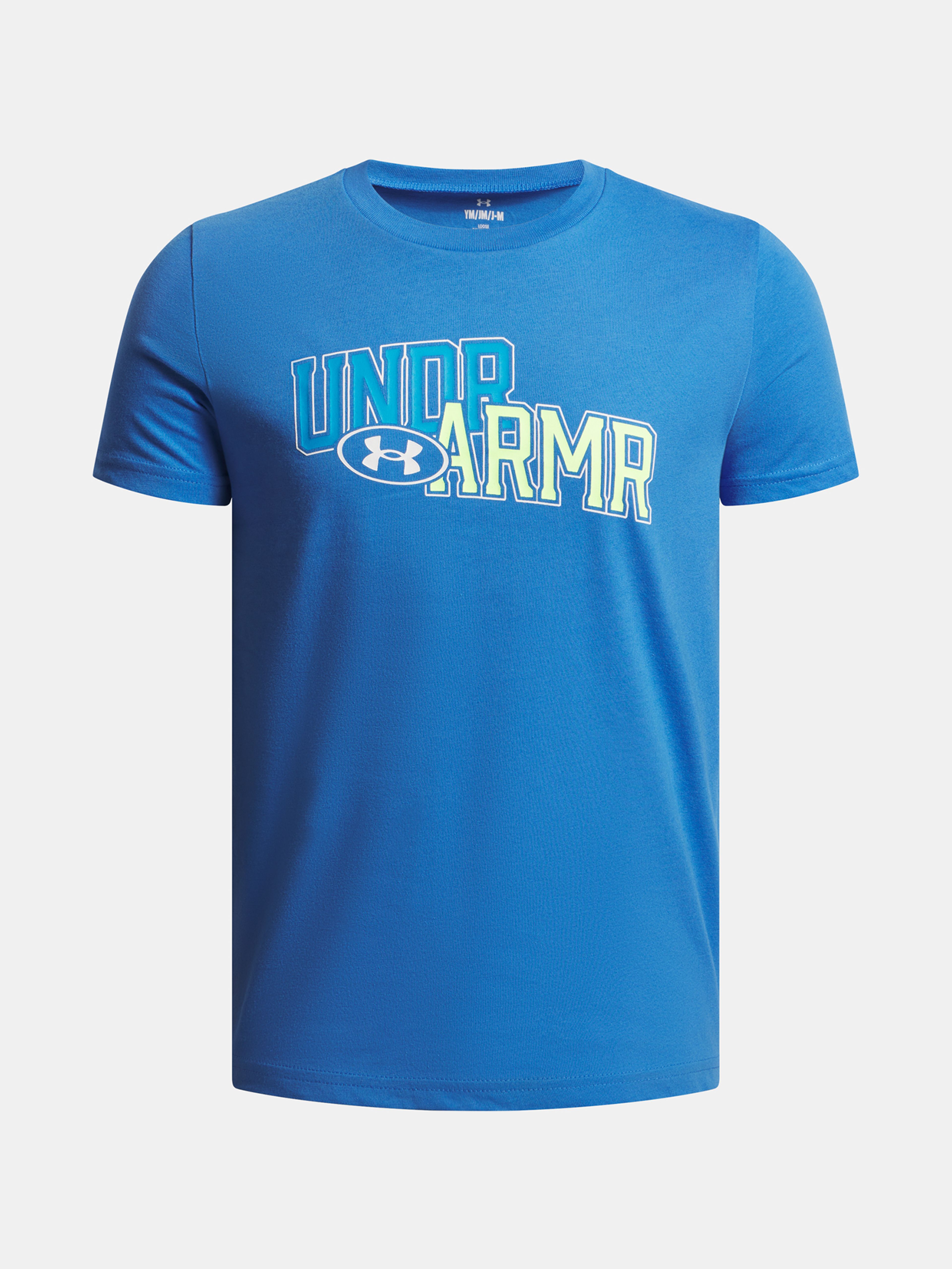 Chlapčenské tričko Under Armour UA OVERLAY WM SS-BLU
